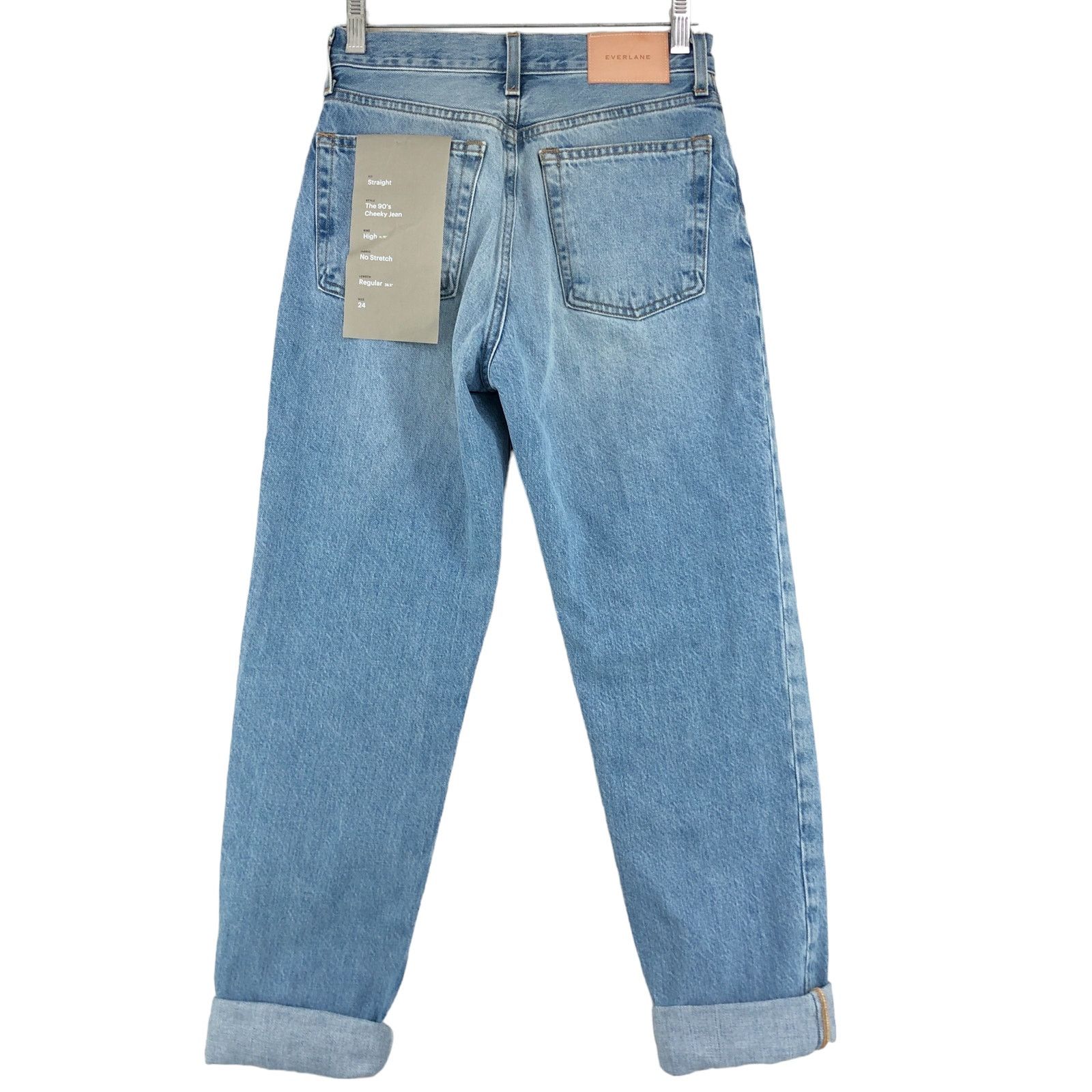 Everlane Everlane Size 24 The 90s Cheeky Jean Light Taper Stretch NEW Size 24" / US 00 / IT 34 - 5 Thumbnail