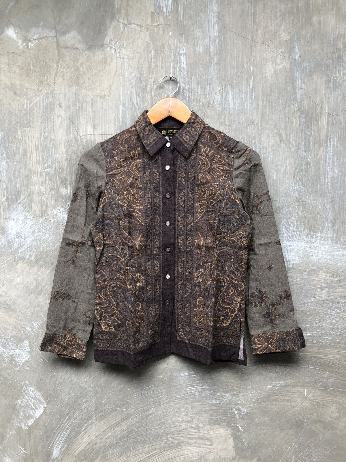 Hardy Amies Hardy Amies Boutique Vintage Button Up Shirt Size S / US 4 / IT 40 - 1 Thumbnail
