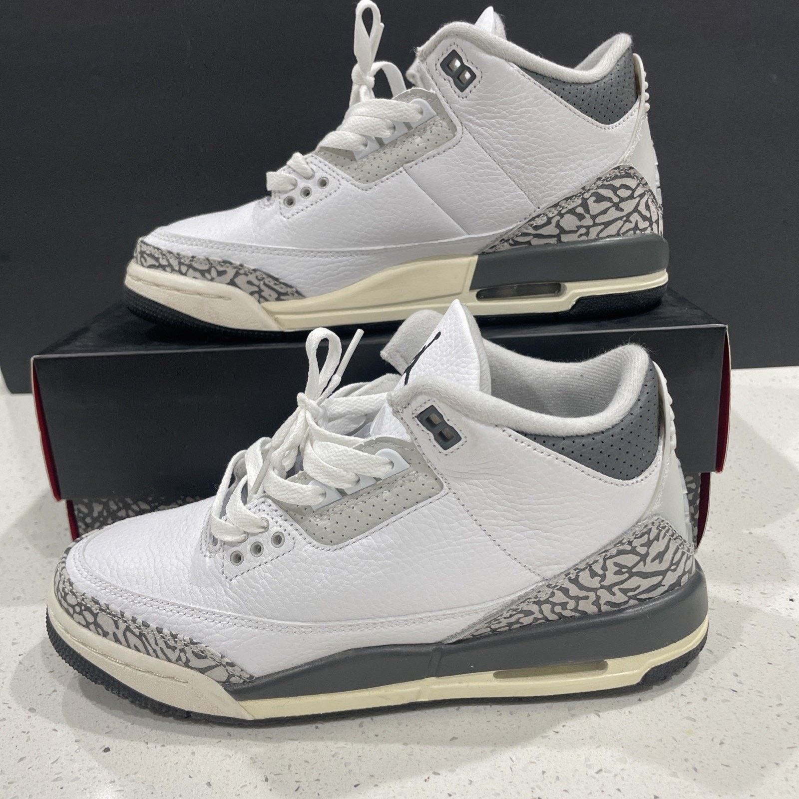 Nike Jordan 3 Retro Hide N' Sneak Black Elephant DX6665-100 Size US 8 / IT 38 - 3 Thumbnail