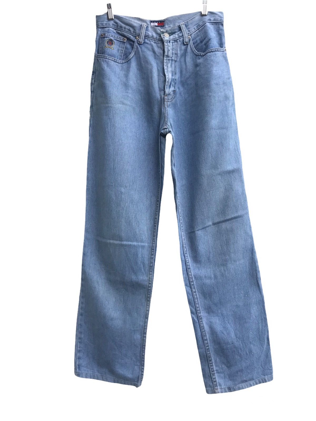 image of 1990X Clothing x Tommy Hilfiger Vintage 90’S Tommy Hilfiger Jeans in Sky Blue, Men's (Size 30)