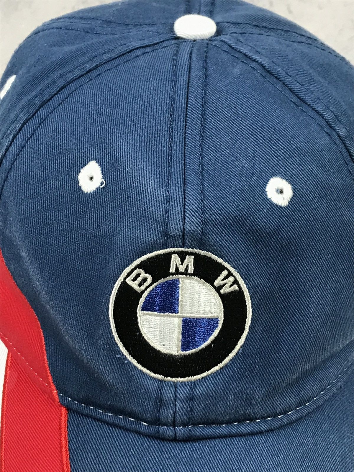 BMW × Vintage Vintage BMW Motorcycles Motorsport Racing Hat Cap Size ONE SIZE - 4 Thumbnail