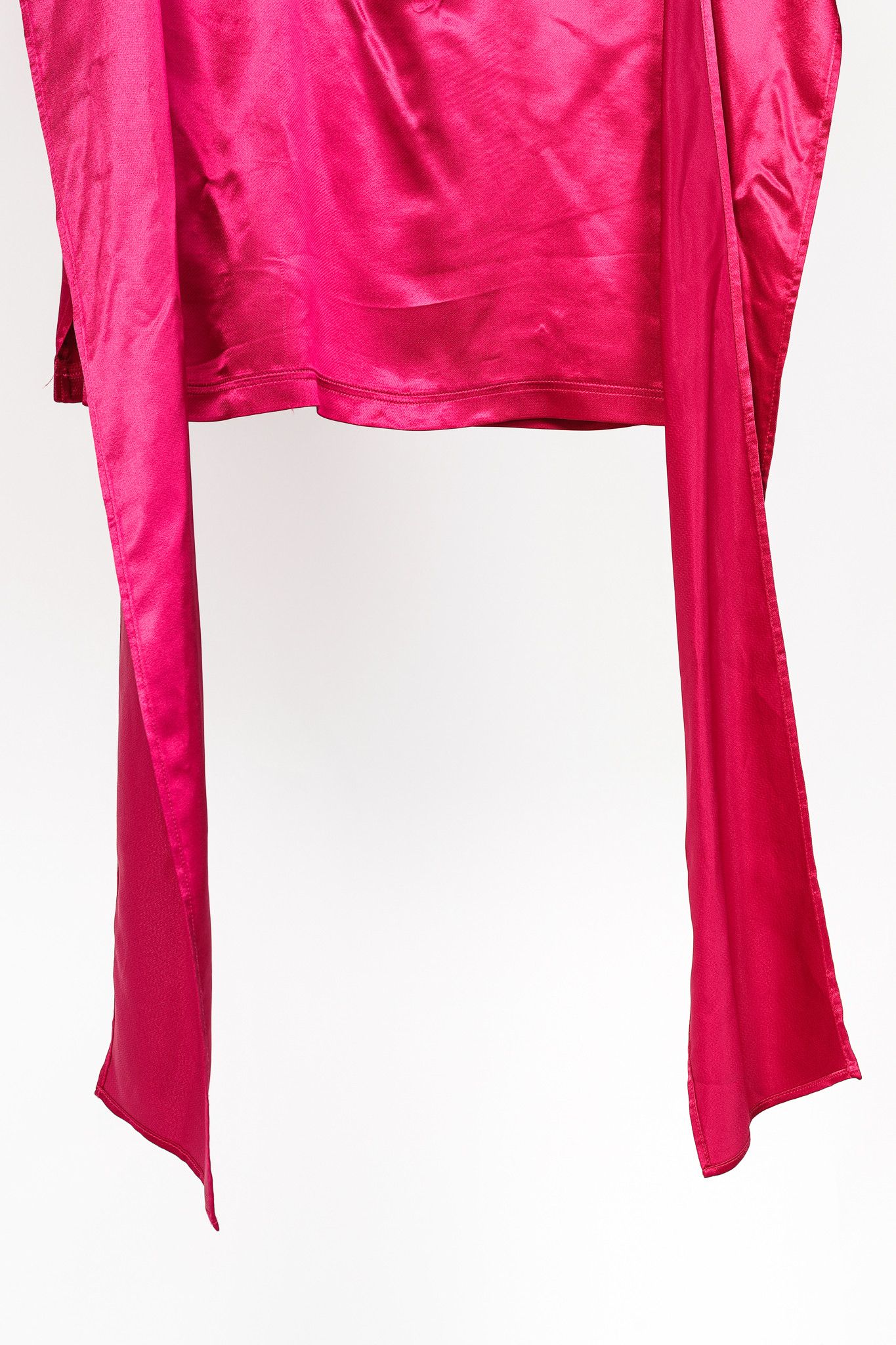 Sies Marjan Sies Marjan Pink Viscose-Satin Draped Blouse Size S / US 4 / IT 40 - 7 Thumbnail