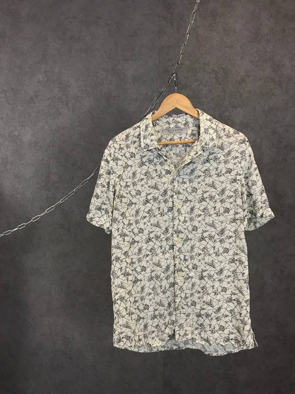 Allsaints Allsaints art Hawaiian designer shirt Size US S / EU 44-46 / 1 - 1 Thumbnail