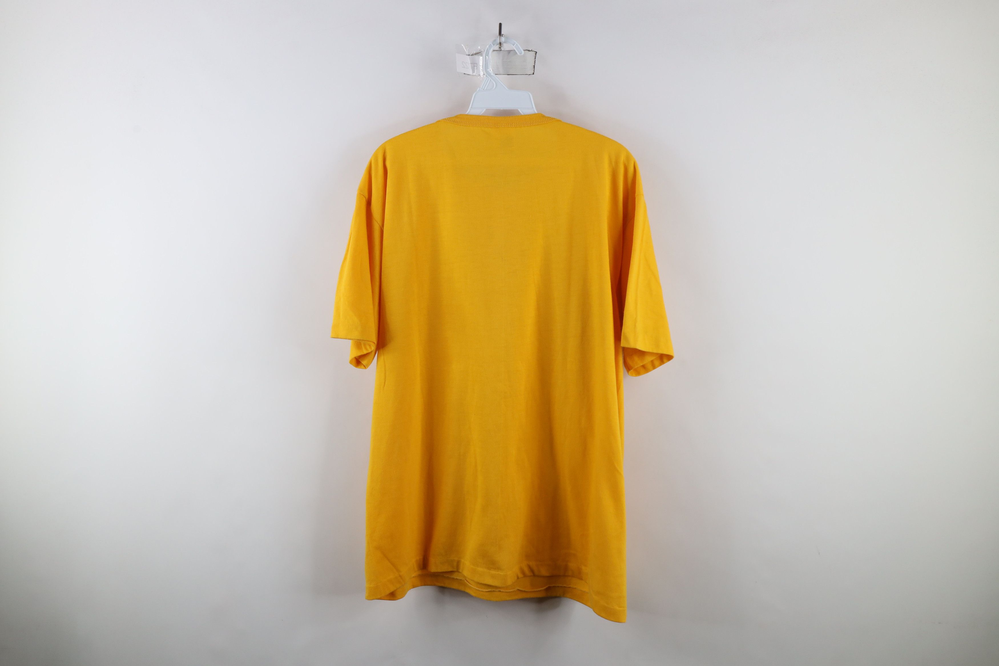 Vintage Vintage 90s Streetwear Blank Short Sleeve Henley T-Shirt Size US L / EU 52-54 / 3 - 7 Thumbnail
