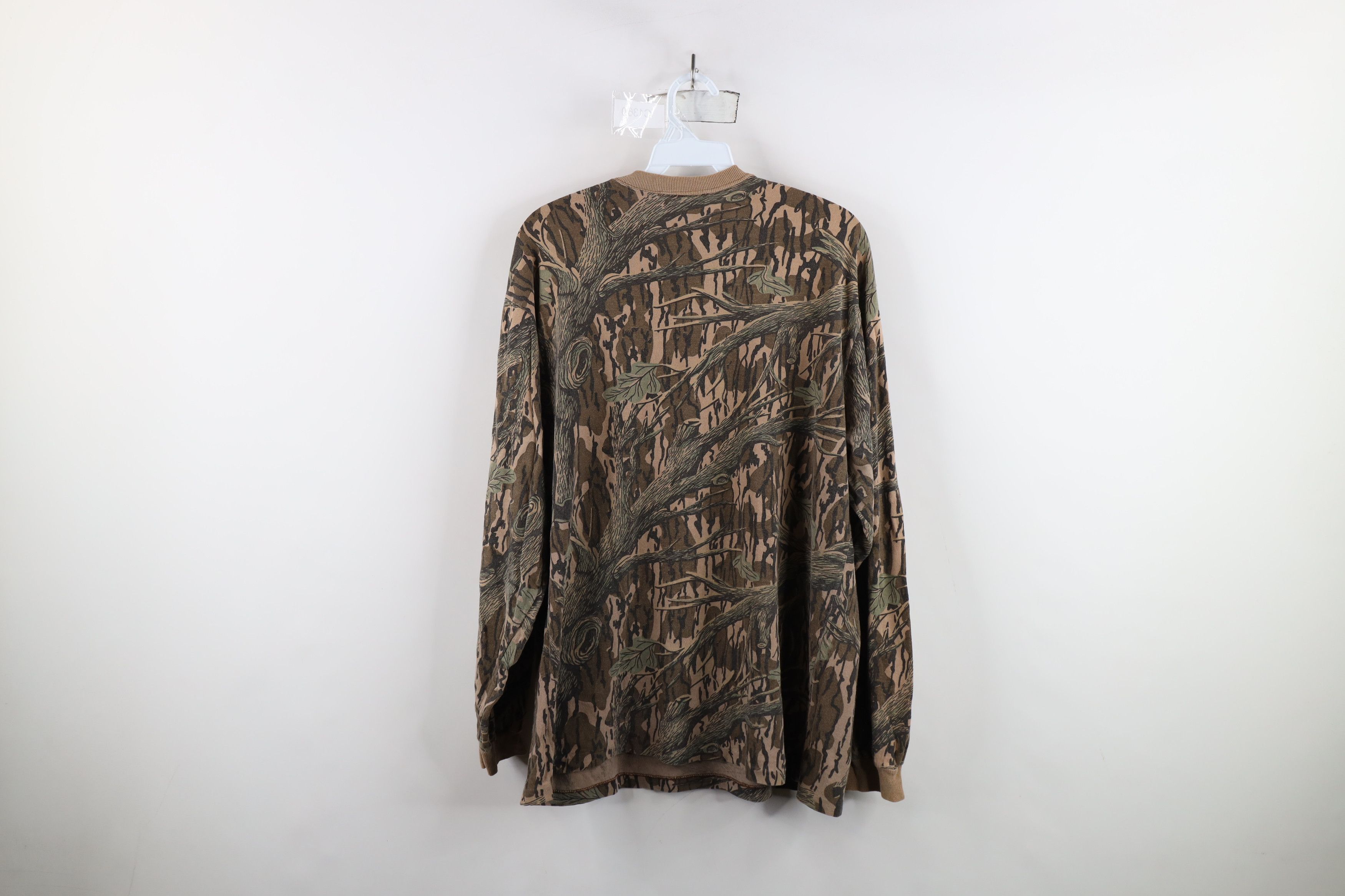 Vintage Vintage 90s Streetwear Mossy Oak Long Sleeve T-Shirt USA Size US XL / EU 56 / 4 - 9 Thumbnail