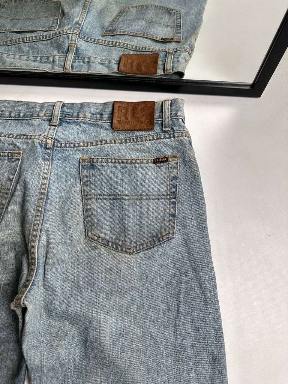 Polo Ralph Lauren Vintage Polo Ralph Lauren Washed Dirty Baggy Jeans USA Size US 34 / EU 50 - 5 Thumbnail