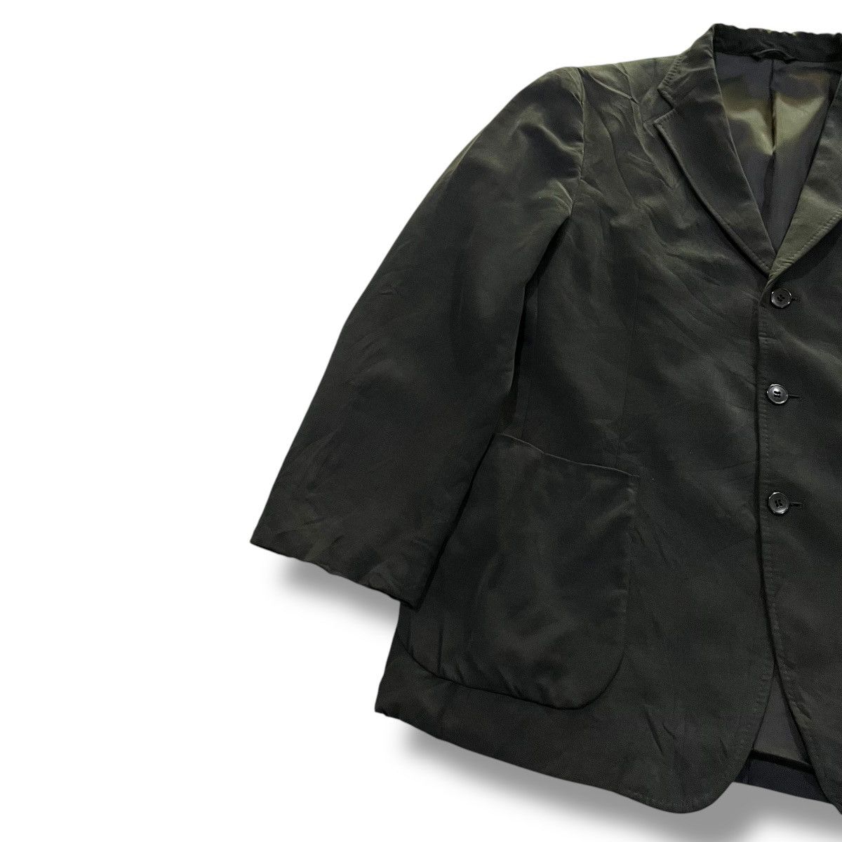 Hiroko Koshino Homme × Japanese Brand × Vintage VINTAGE HIROKO KOSHINO HOMME BLAZER COAT Size US L / EU 52-54 / 3 - 2 Thumbnail