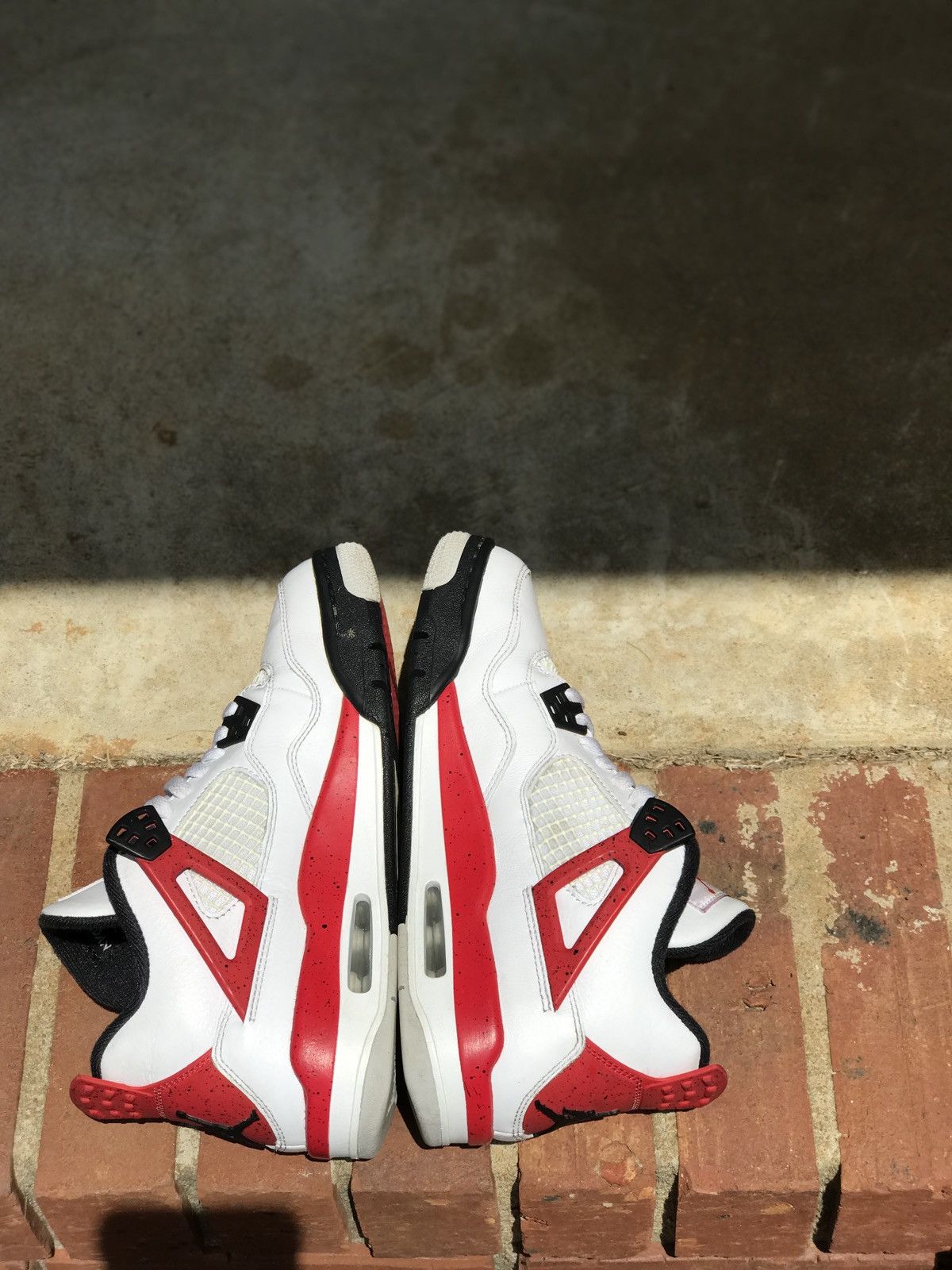 Jordan Brand Air Jordan Retro 4 “Red Cement” Size 7Y / 8.5 Wmns Size US 7 / EU 40 - 5 Thumbnail