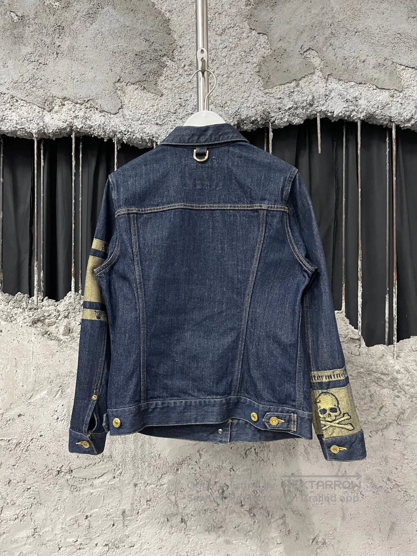 Mastermind Japan Mastermind Japan MMJ Gold Thread Denim Jacket. Size US XS / EU 42 / 0 - 2 Thumbnail
