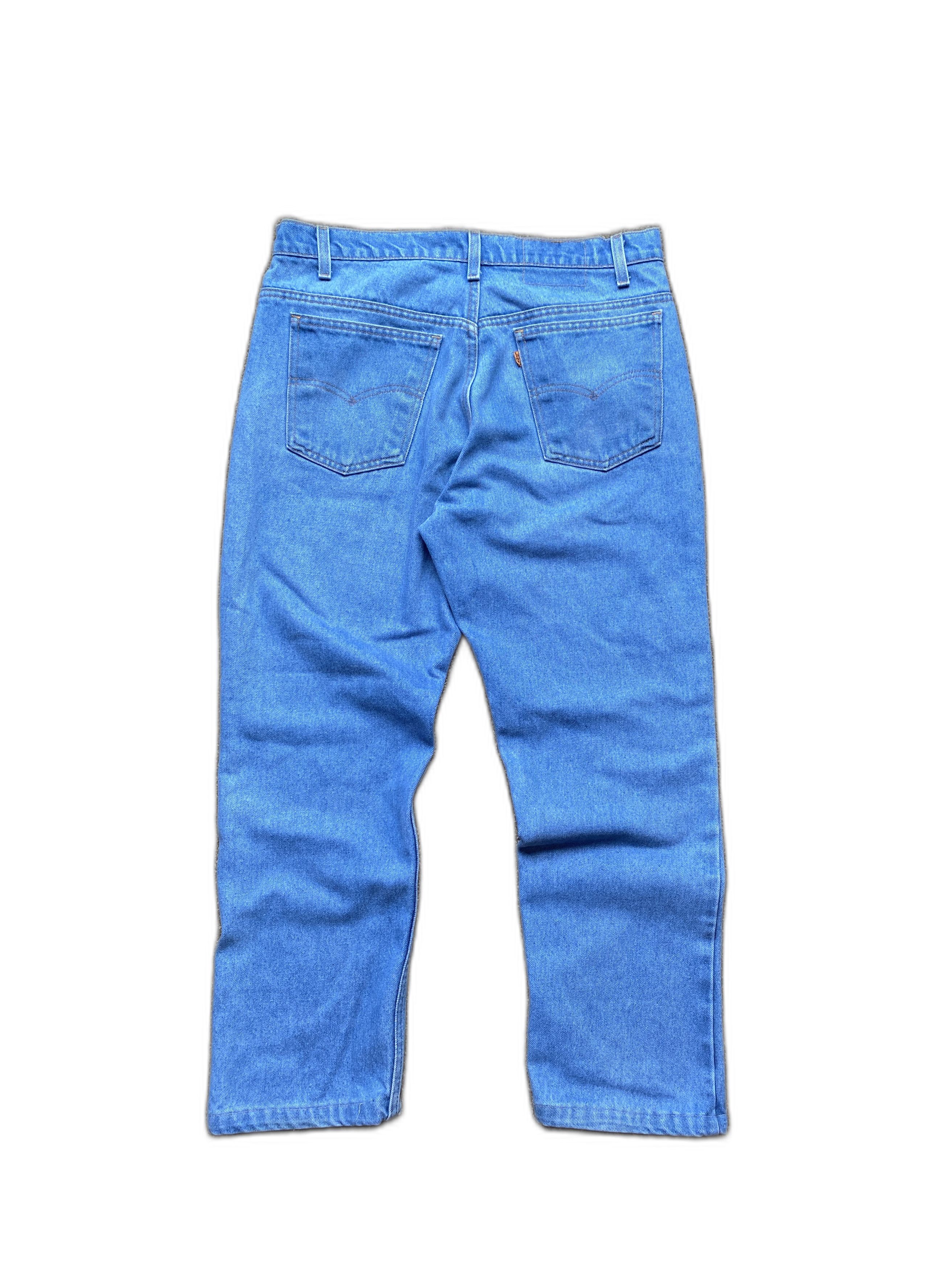 Levi's Vintage 80s Levis Orange Tab Jeans Light Wash 34 Size US 34 / EU 50 - 1 Thumbnail