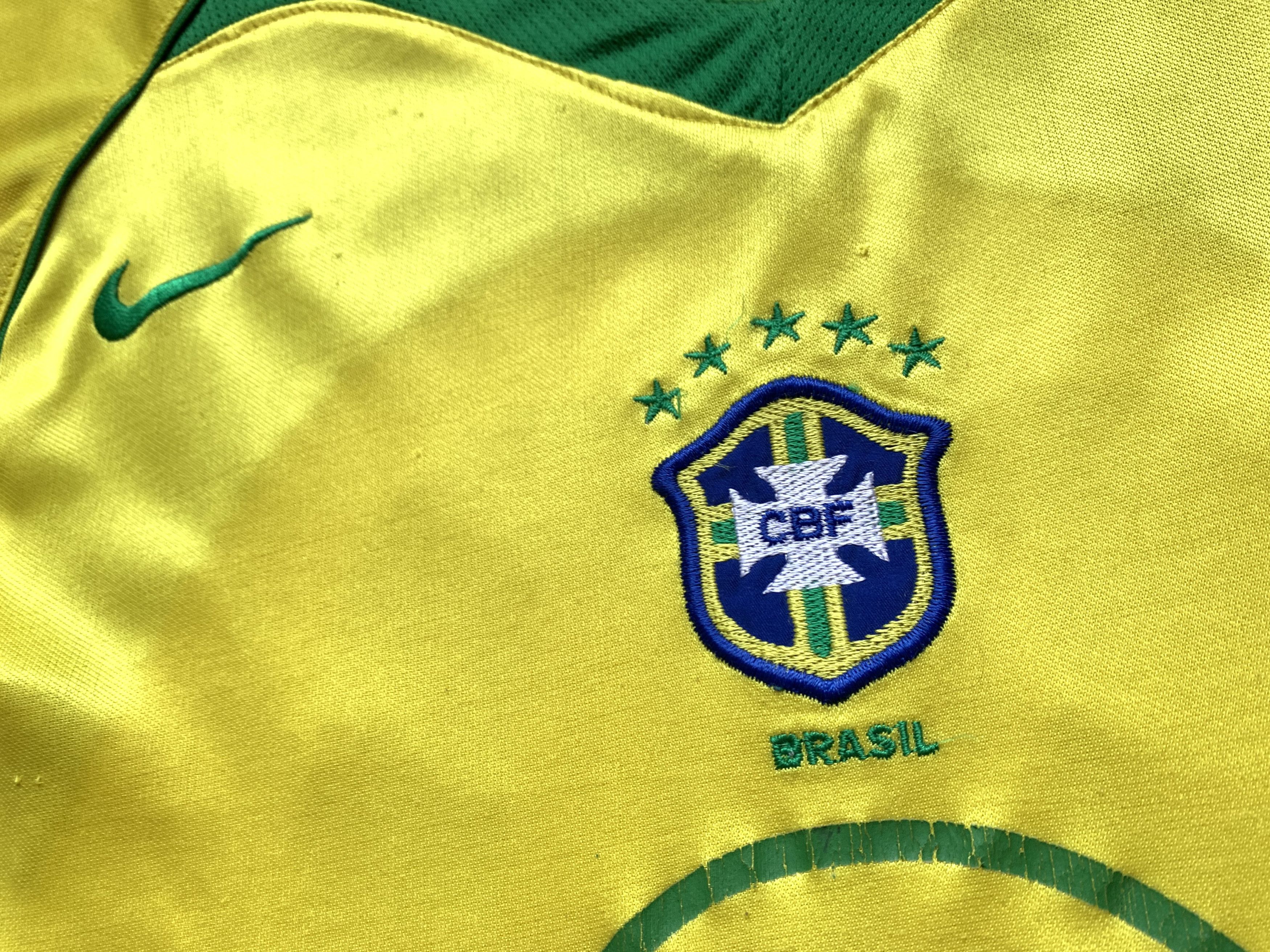 Nike × Vintage Vintage Nike Brazil Football Shirt #10 Alex 2004-2006 Size US XS / EU 42 / 0 - 5 Thumbnail