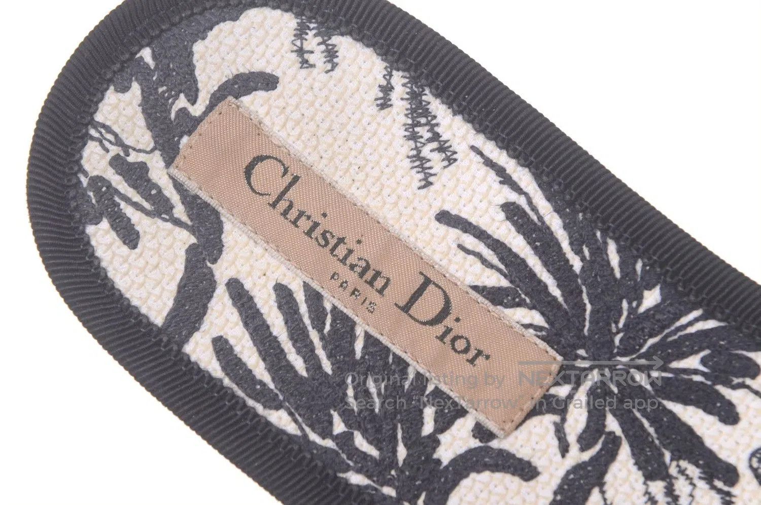 Dior Dior Embroidered Slippers Italy. Size US 7 / EU 40 - 7 Thumbnail