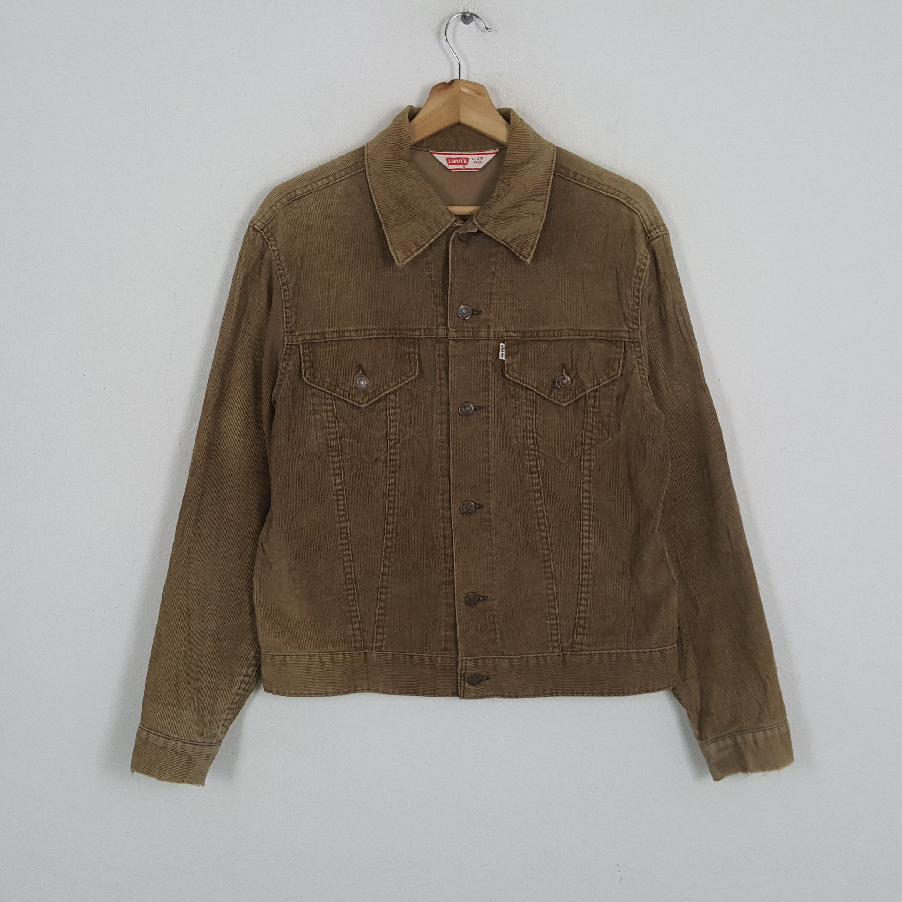 Levi's × Levi's Vintage Clothing × Vintage Vintage LEVI'S American Distressed Velvet Jacket Size US M / EU 48-50 / 2 - 1 Thumbnail