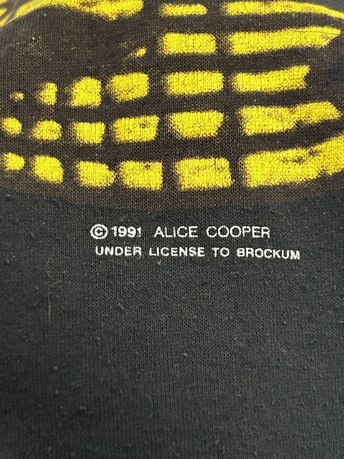 Vintage 1991 Alice Cooper Tour Tee Size US M / EU 48-50 / 2 - 4 Thumbnail