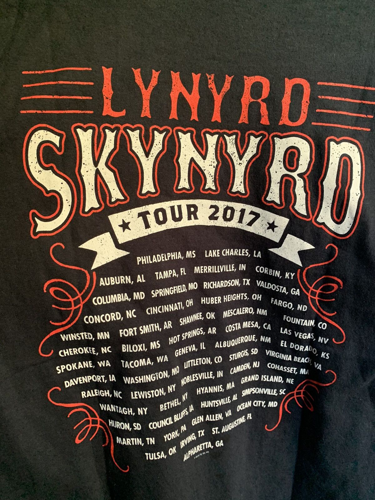 Band Tees × Vintage Lynyrd Skynyrd 2017 Tour Band Tee Size US M / EU 48-50 / 2 - 5 Thumbnail