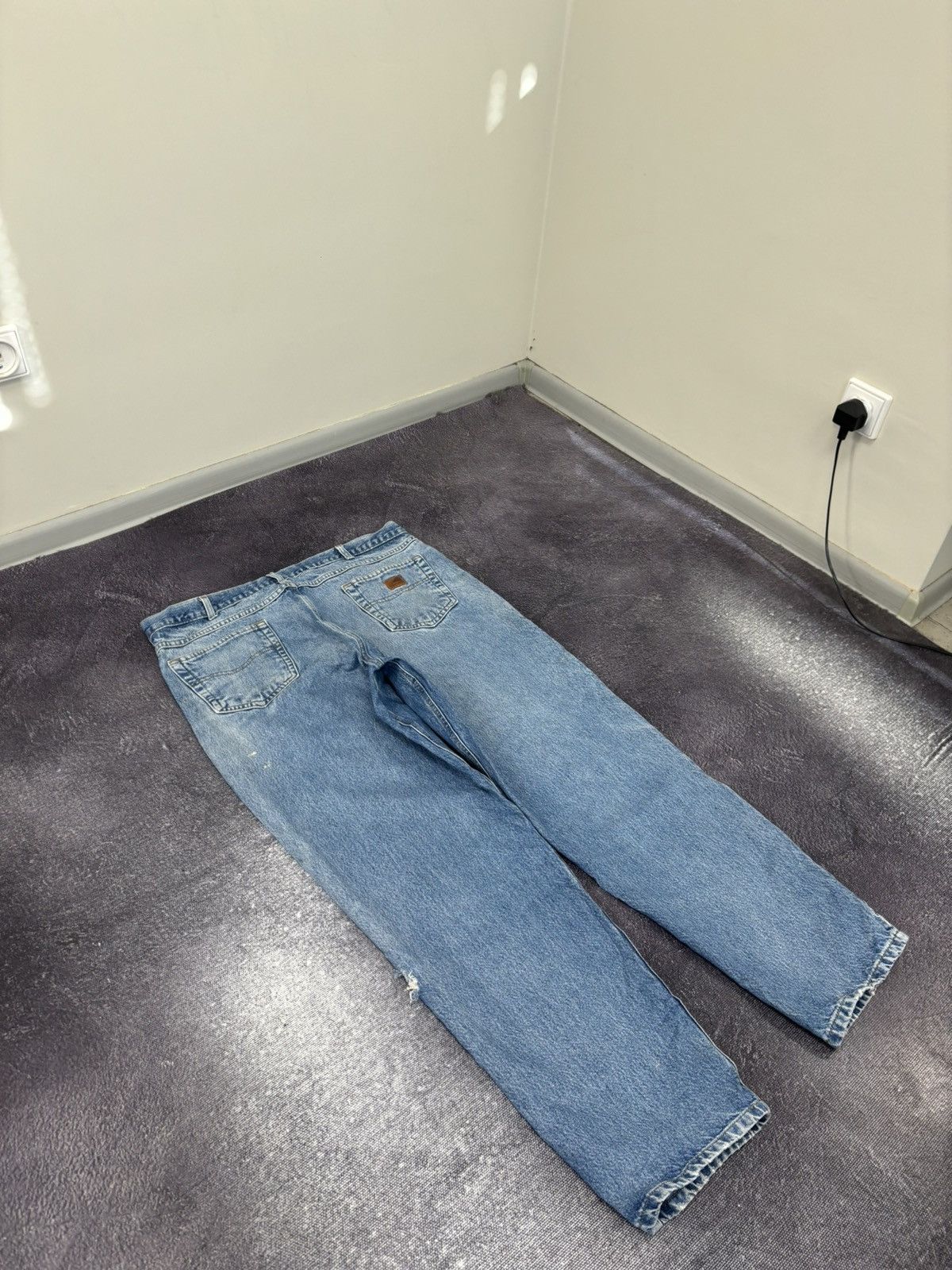 Carhartt Vintage Carhartt Faded Blue USA Denim Hype Baggy Jeans Size US 40 / EU 56 - 3 Thumbnail