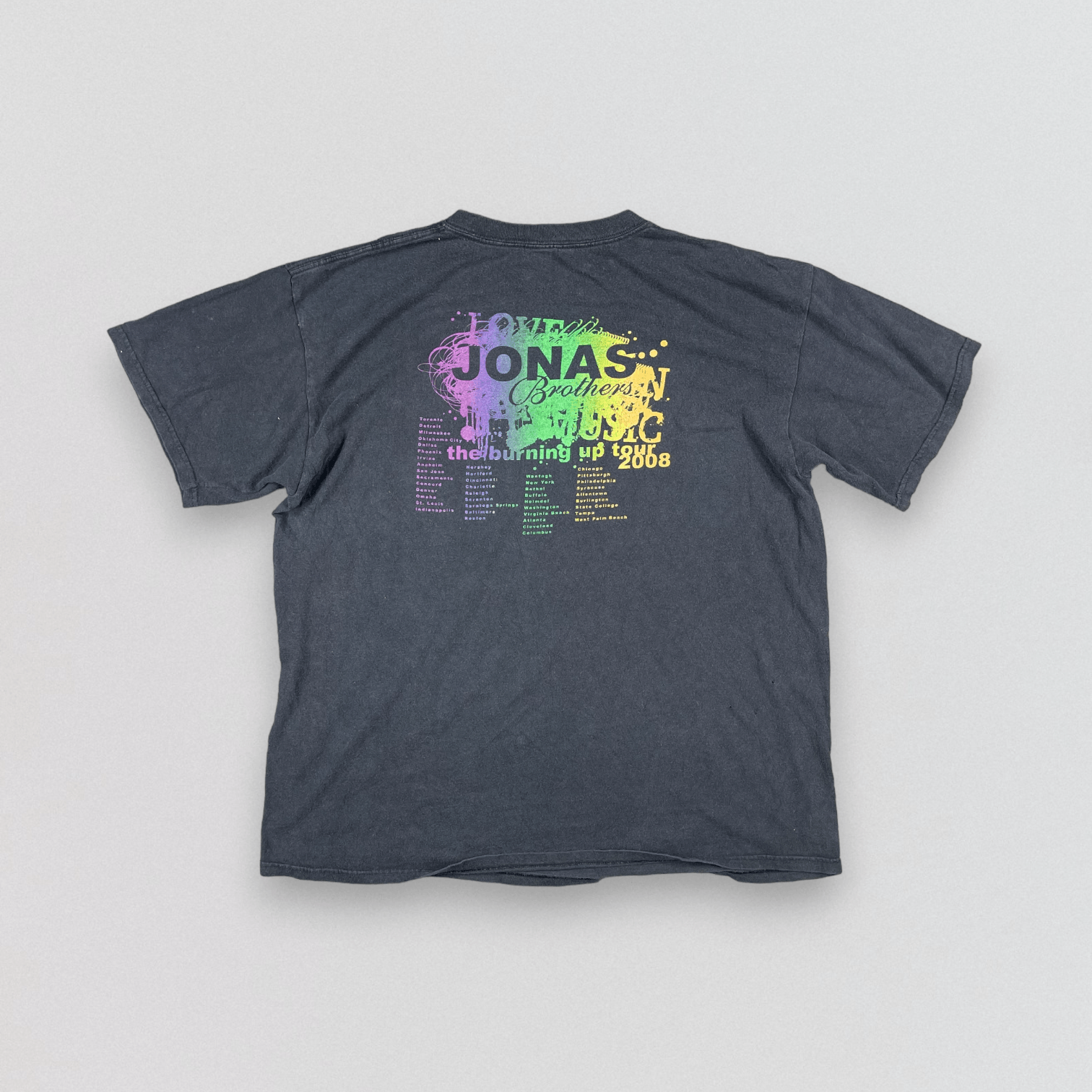 Band Tees Jonas Brothers Tour 2008 T-shirt Size US XL / EU 56 / 4 - 2 Thumbnail