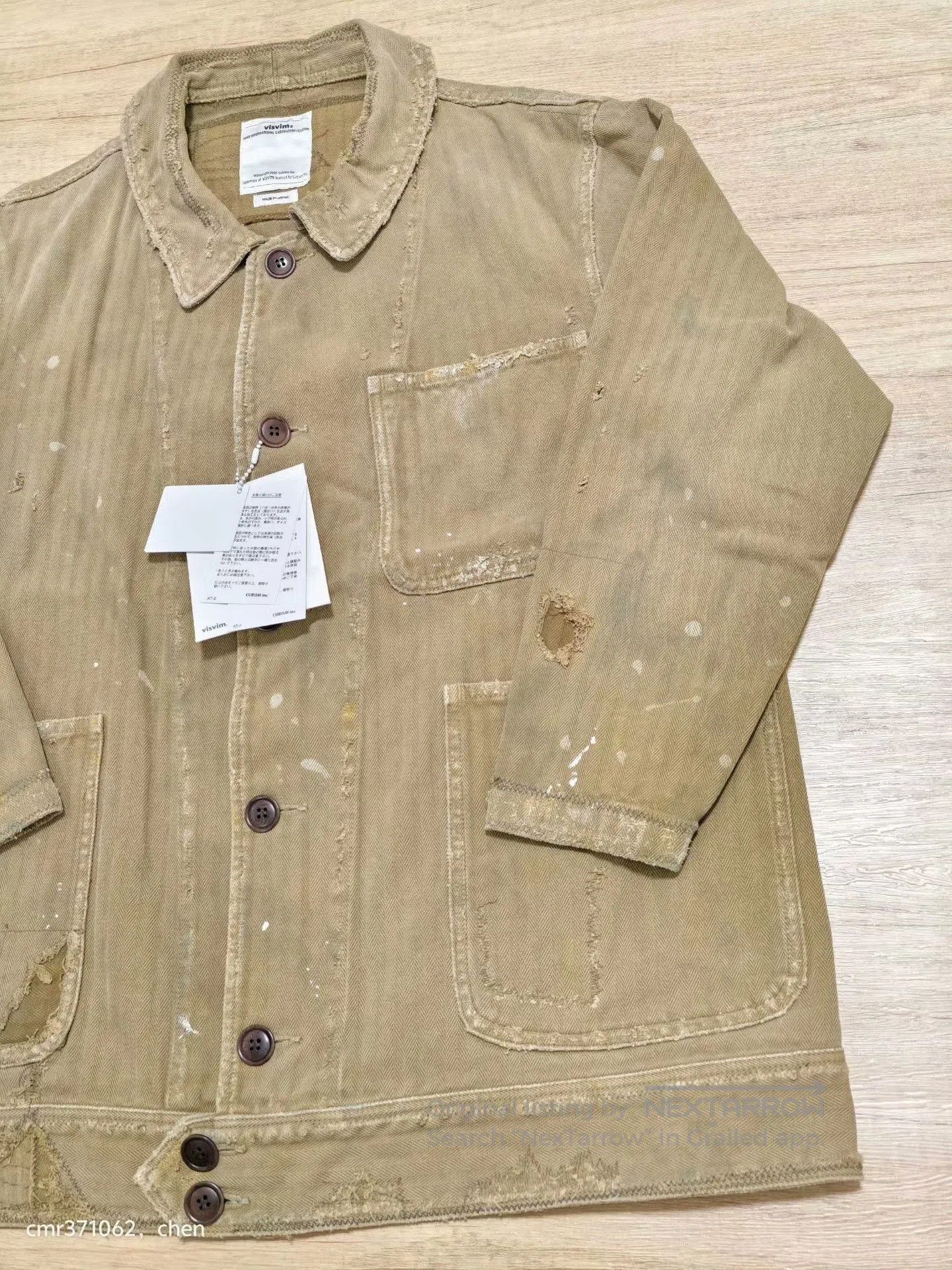 Visvim VISVIM 18SS BENNY JKT CRASH HERRINGBONE. Size US L / EU 52-54 / 3 - 3 Thumbnail