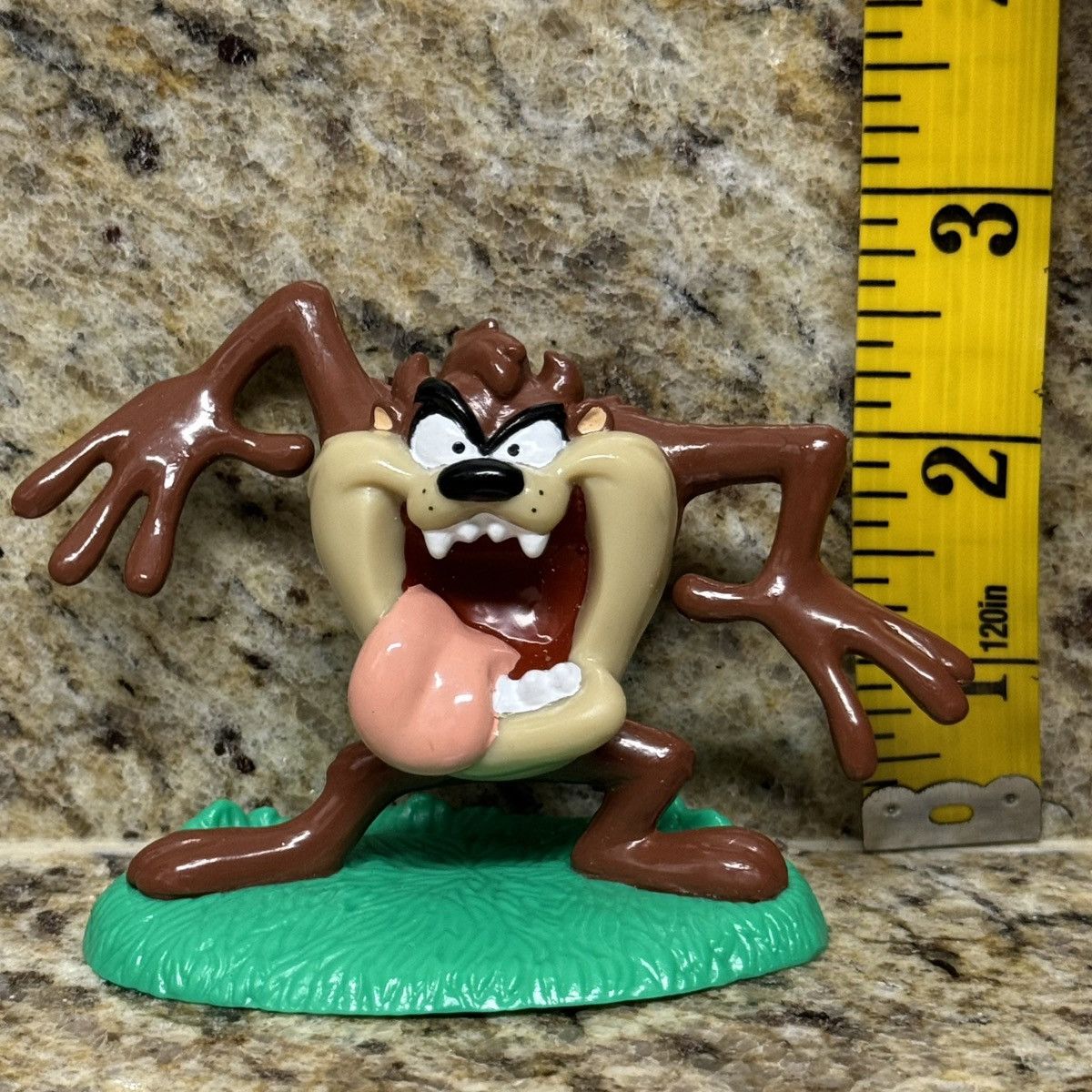 Vintage × Warner Bros 1998 Taz Tasmanian Devil 3" Looney Tunes Applause PVC Figure Size ONE SIZE - 4 Thumbnail