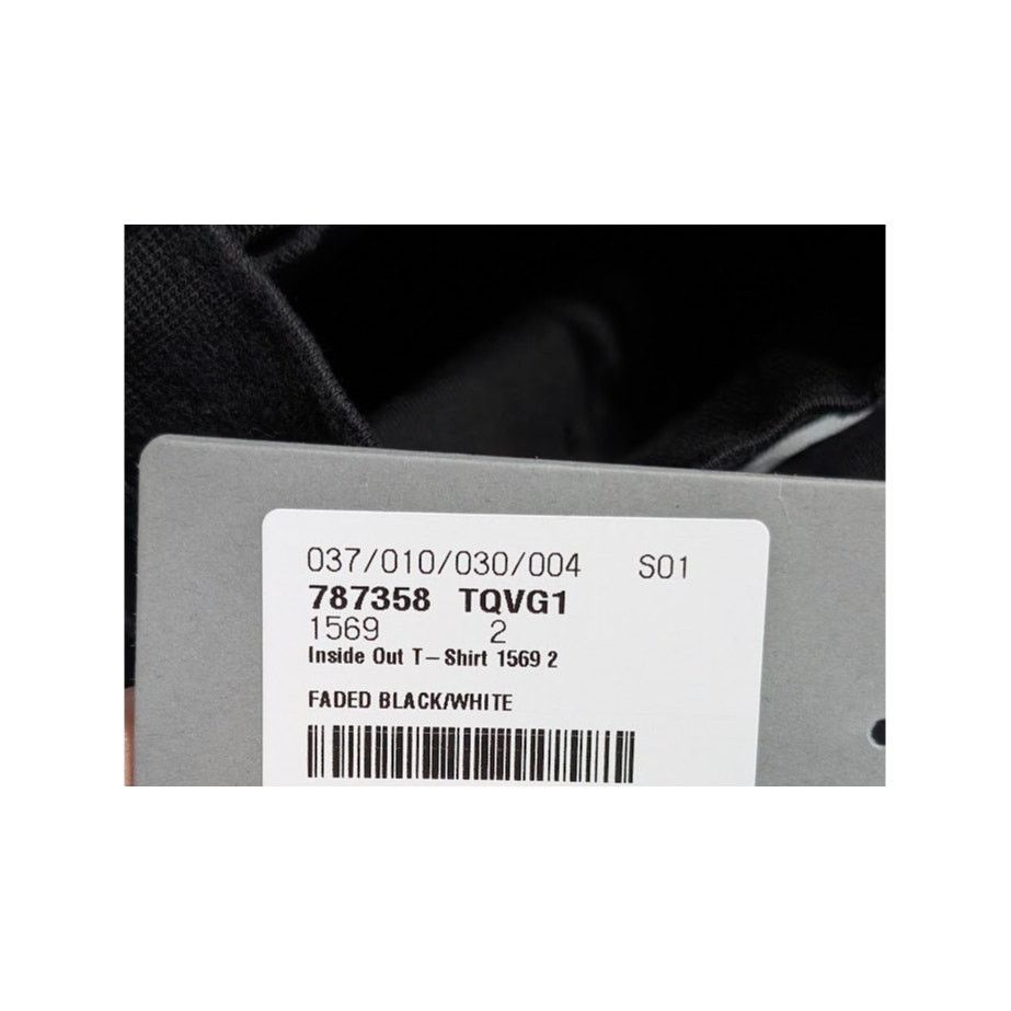 Balenciaga o1rshd1 Inside Out T-Shirt in Faded Black/White Size US M / EU 48-50 / 2 - 22 Thumbnail