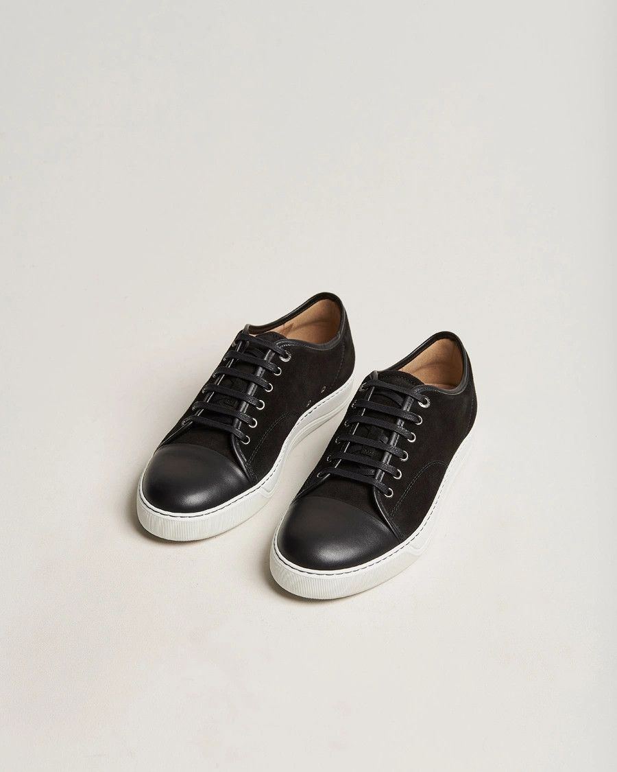 Lanvin oc11z0426 Cap Toe Sneakers in Black Size US 12 / EU 45 - 2 Thumbnail