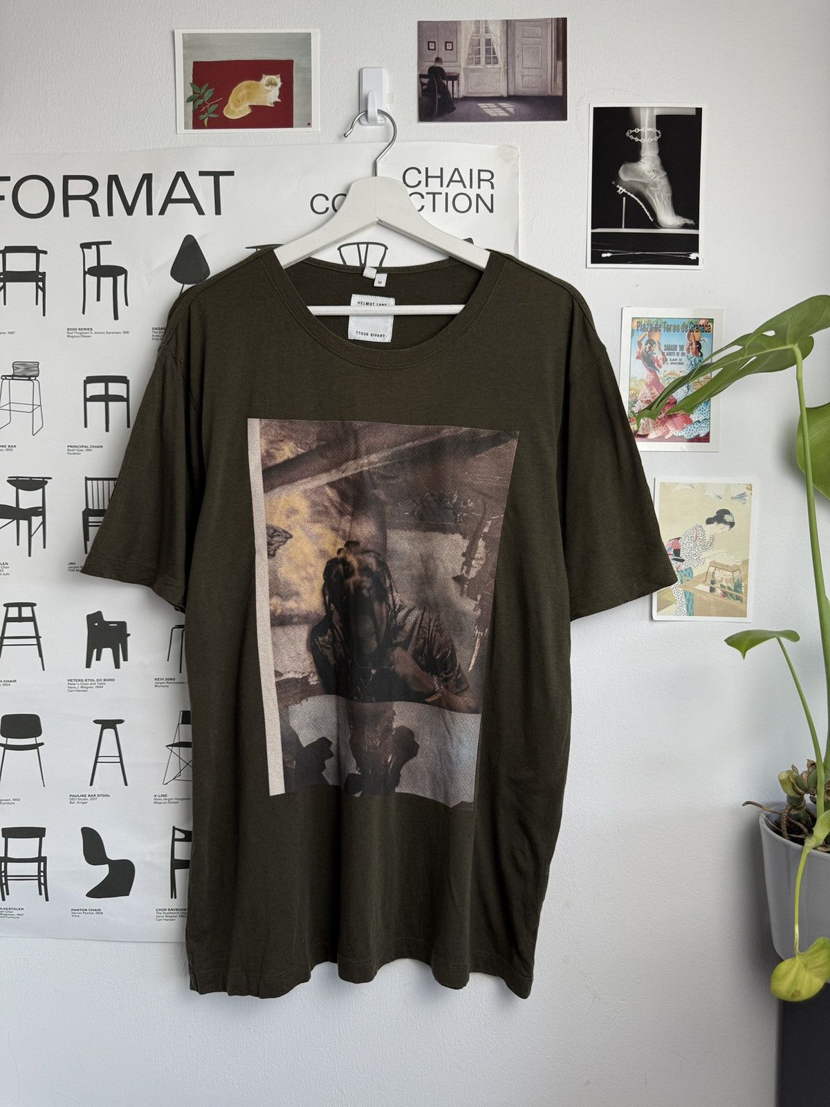 Designer × Helmut Lang × Travis Scott Helmut Lang x Travis Scott printed t-shirt M designer luxury Size US M / EU 48-50 / 2 - 1 Thumbnail
