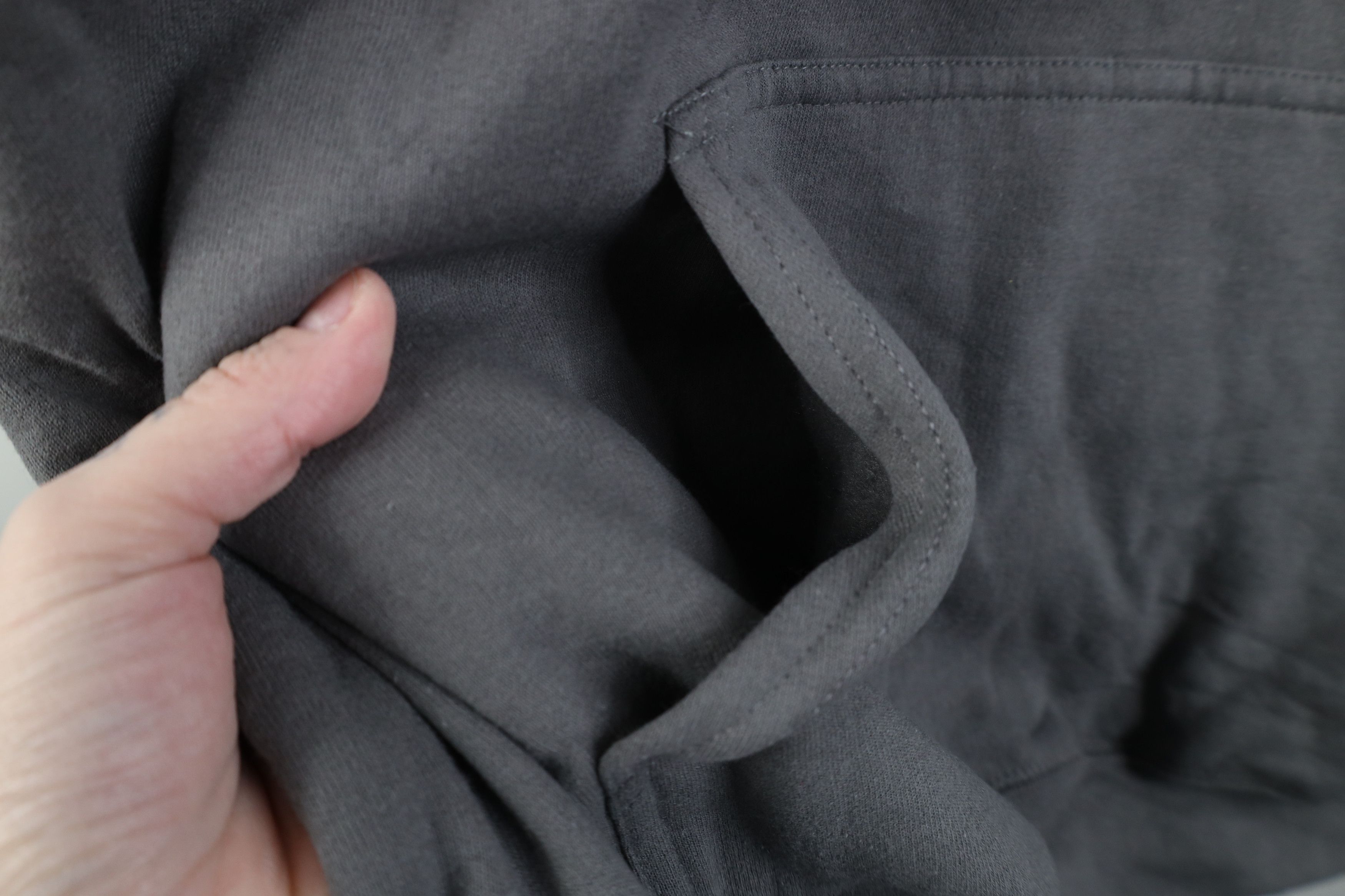 Vintage Vintage 90s Y2K Streetwear Heavy Hoodie Sweatshirt Gray Size US XXL / EU 58 / 5 - 8 Thumbnail