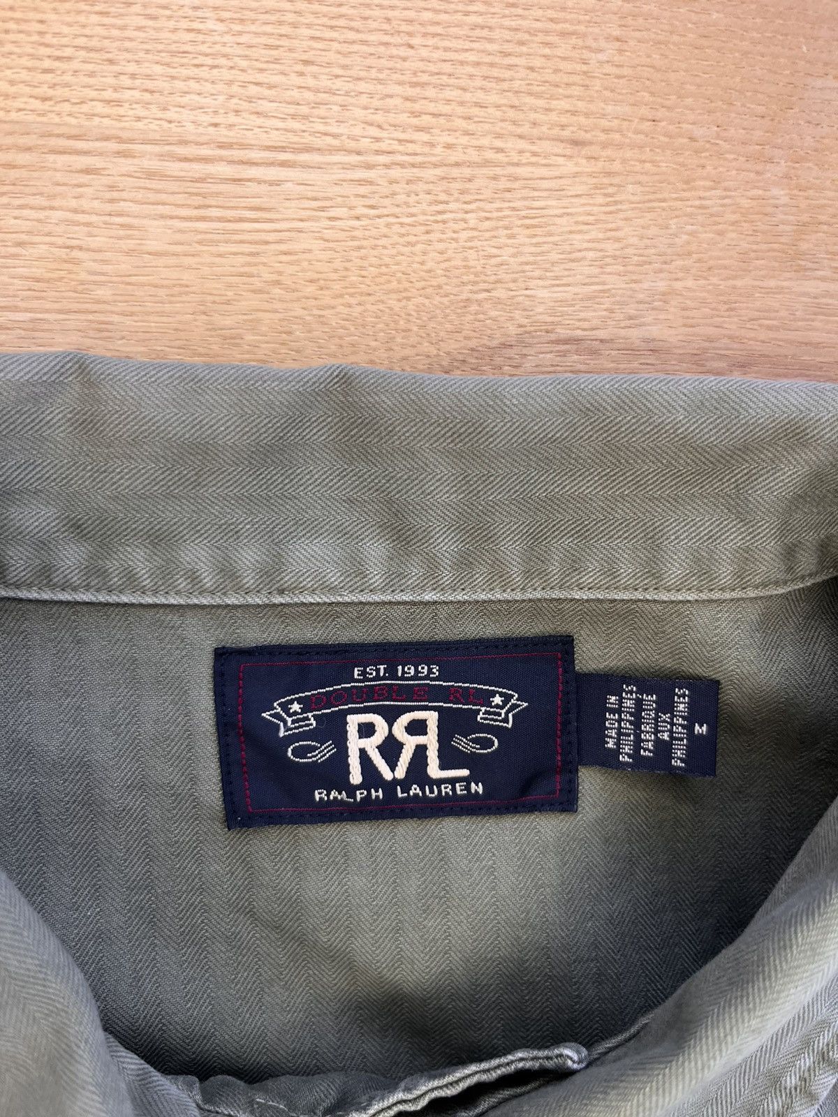 RRL Ralph Lauren RRL - Curtis Herringbone Twill Military Jacket Size US M / EU 48-50 / 2 - 4 Thumbnail