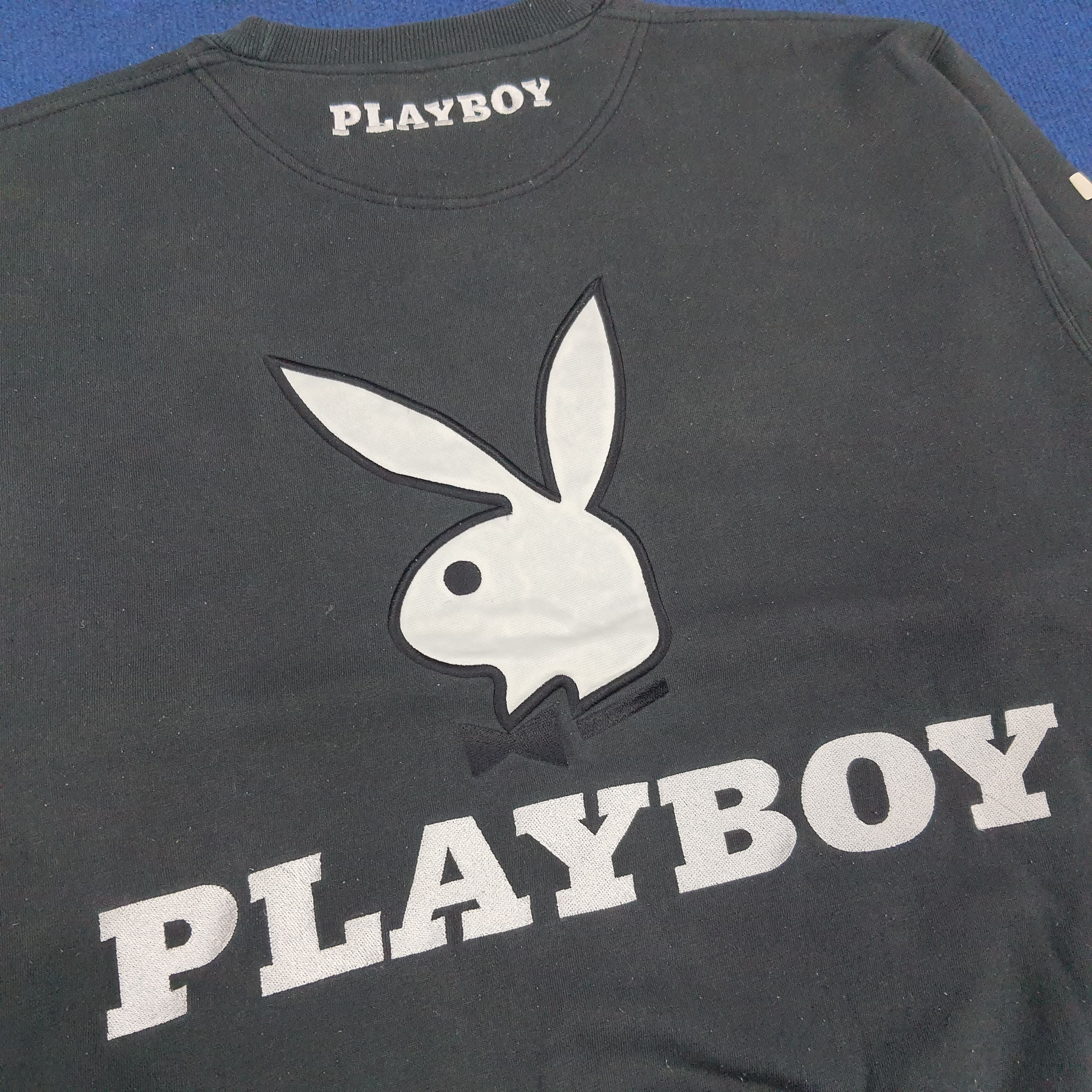 Playboy × Vintage Vintage PLAYBOY Big Logo Spell Out Sweatshirt Size US L / EU 52-54 / 3 - 2 Thumbnail
