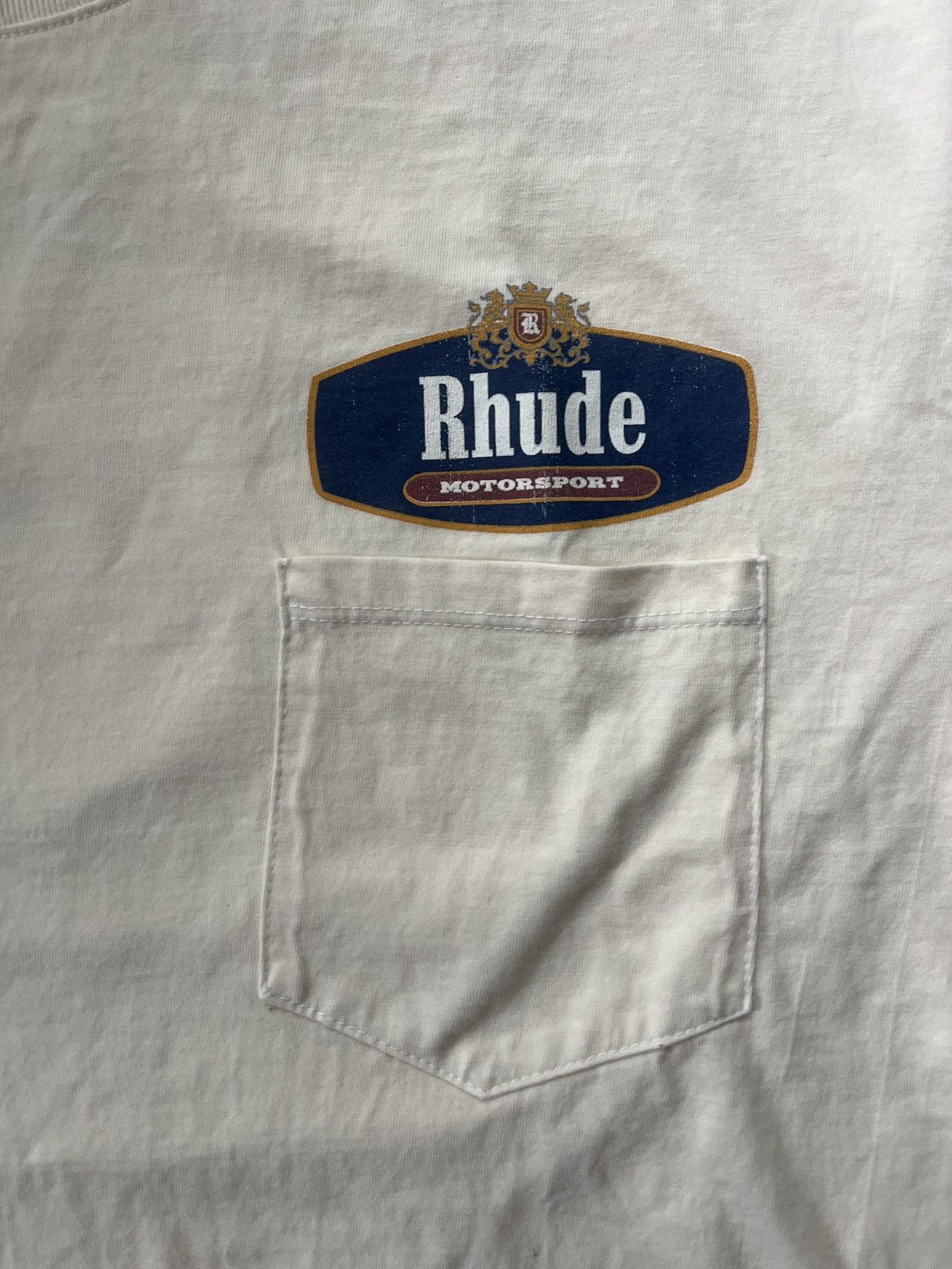 Rhude Rhude motorsport t-shirt Size US M / EU 48-50 / 2 - 3 Thumbnail