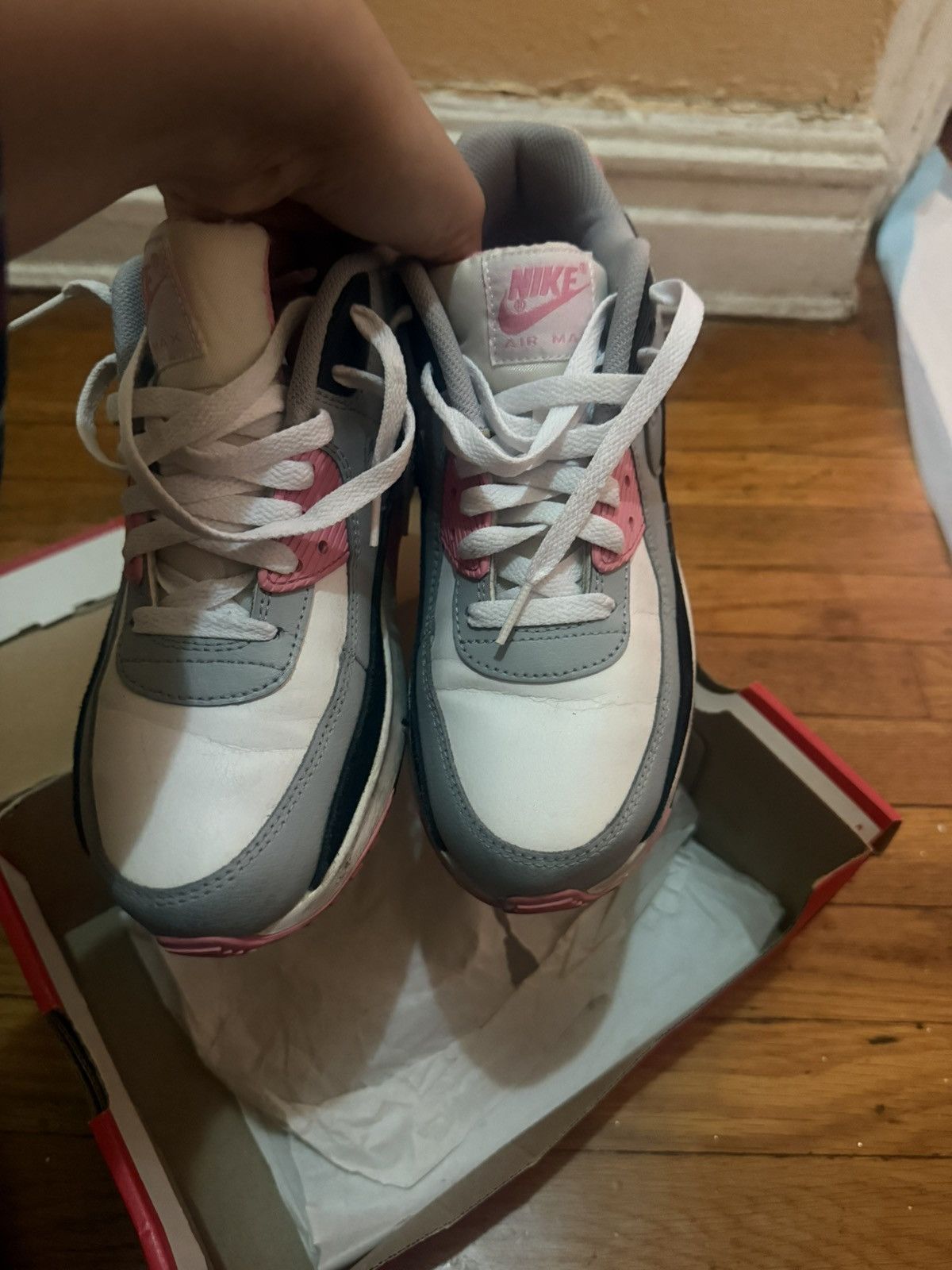 Nike Pink Nike Air Max 90 Size US 8.5 / IT 38.5 - 7 Thumbnail