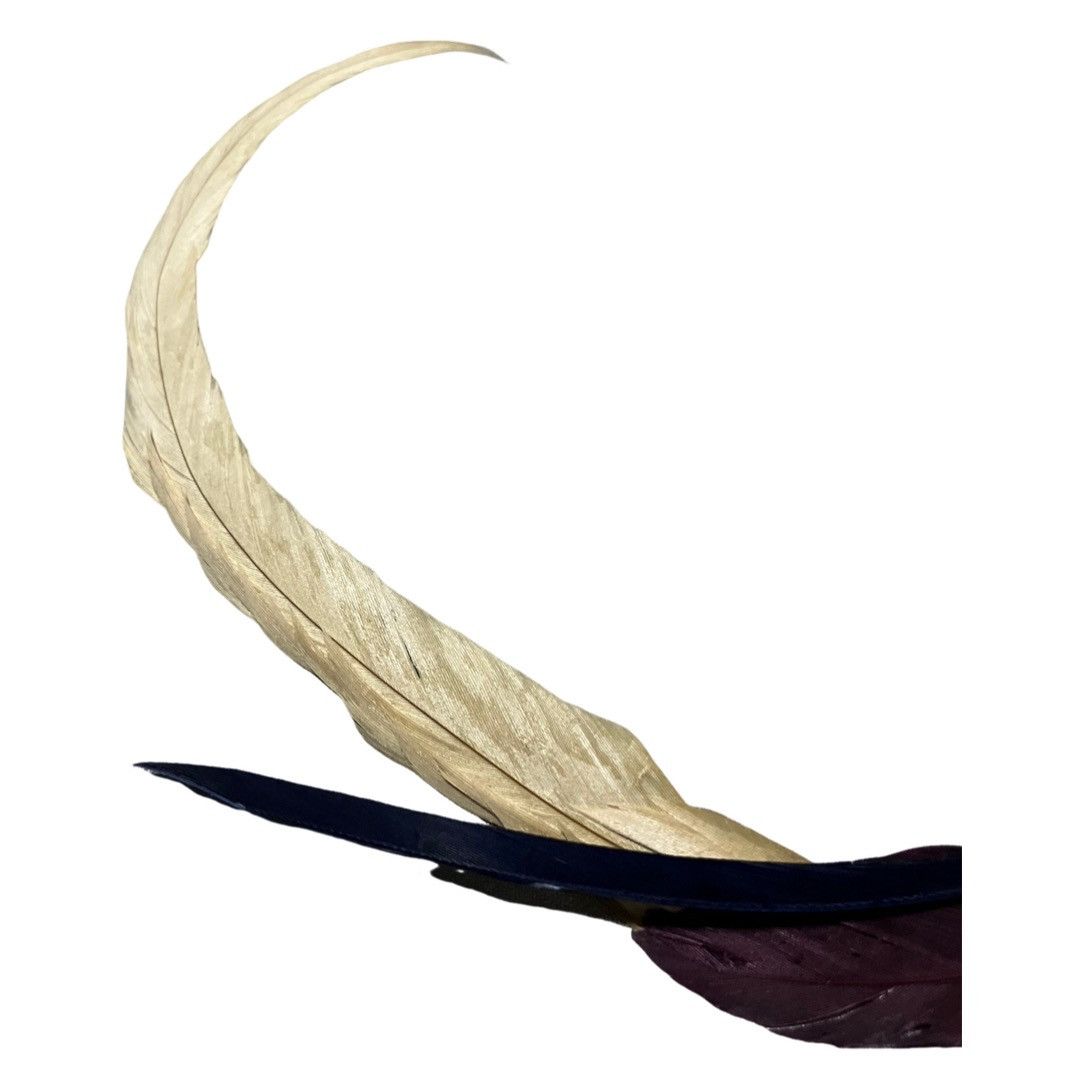 Prada PRADA SS14 Feather Elastic Bracelet – Red Saffiano Leather Size ONE SIZE - 10 Thumbnail