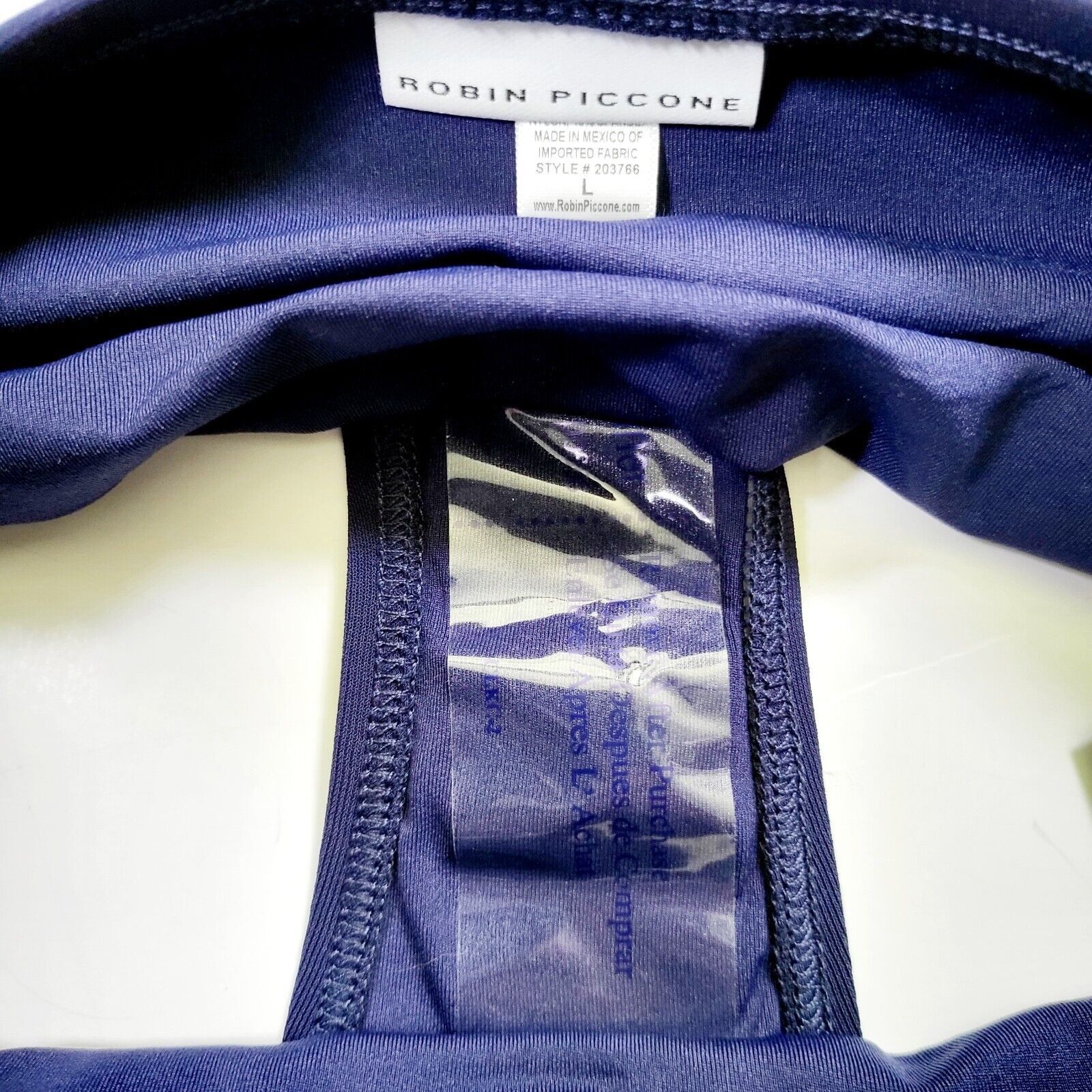 Other NWT ROBIN PICCONE Abi Twist Band Bikini Bottom indigo Size L Size L / US 10 / IT 46 - 7 Thumbnail