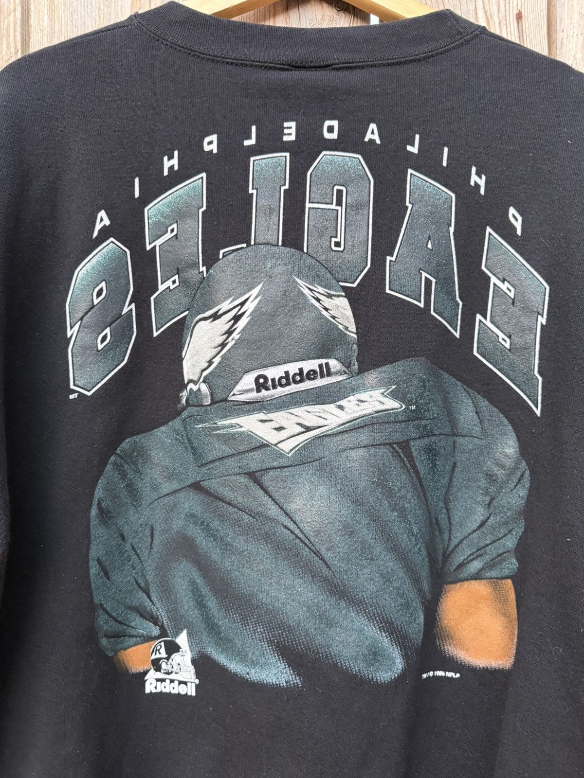 Riddell Vintage 1996 Philadelphia Eagles Riddell NFL Crewneck Large Size US L / EU 52-54 / 3 - 7 Thumbnail
