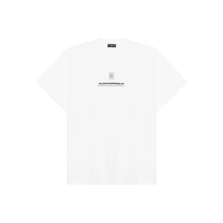 Balenciaga Balenciaga SS22 Logo Print Short Sleeve TShirt