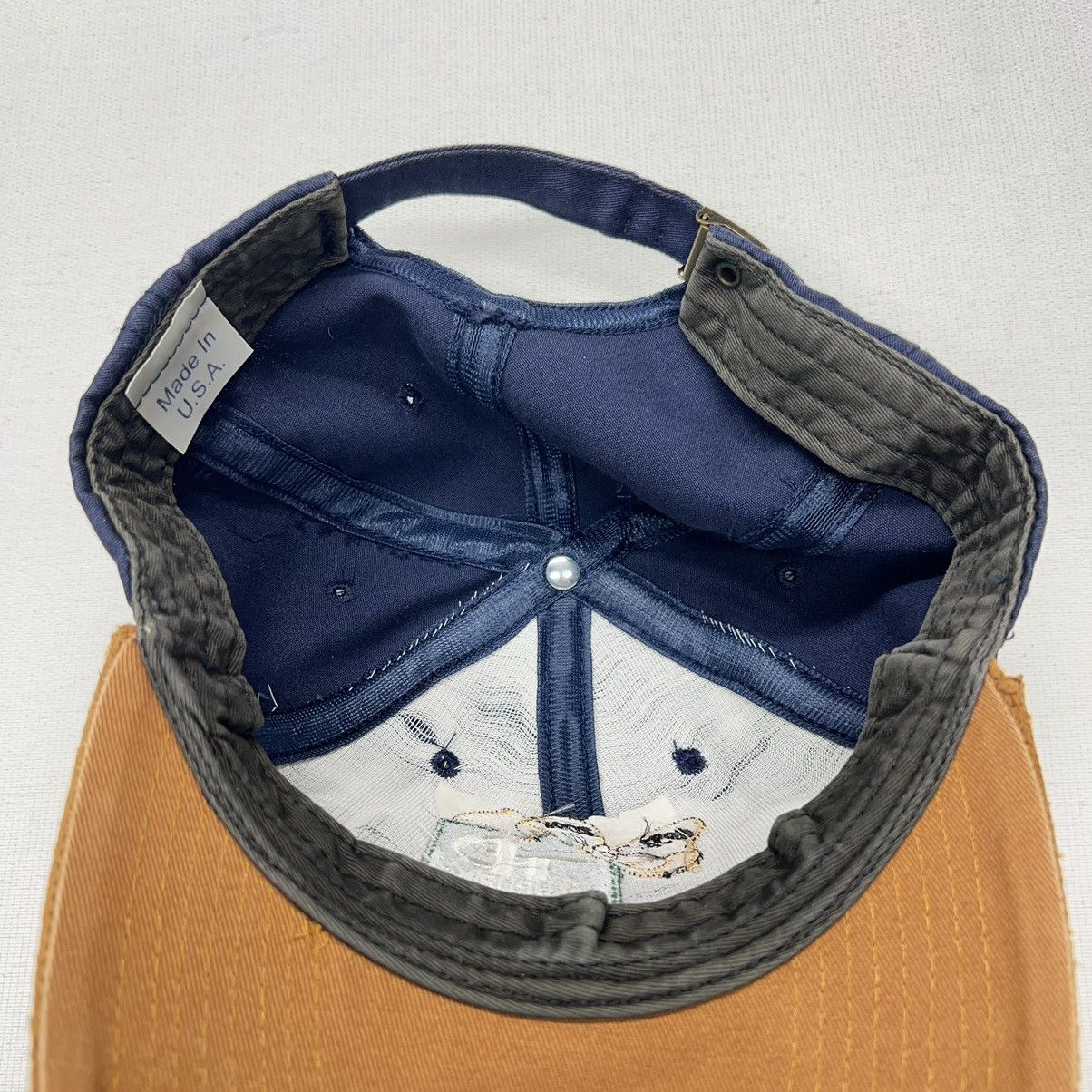 Vintage VTG NJ Turnpike Hat Cap Blue New Jersey Logo Retro Suede Size ONE SIZE - 16 Thumbnail