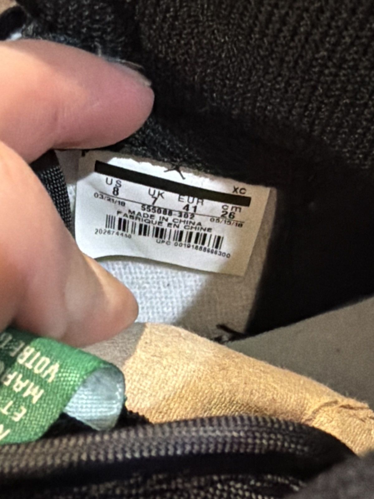 Nike The Air Jordan 1 Retro High OG 'Pine Green’ Size US 8 / EU 41 - 6 Thumbnail