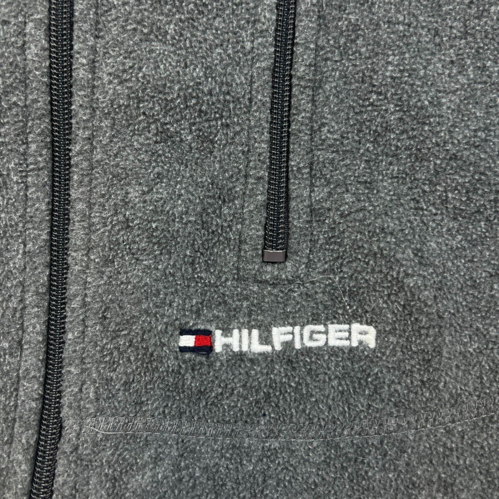Tommy Hilfiger × Vintage Tommy Hilfiger Fleece Small Spell Out Flag Outdoor Jacket Size US S / EU 44-46 / 1 - 2 Thumbnail