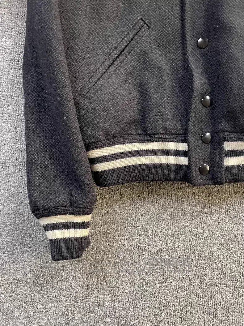Saint Laurent Paris Saint Laurent Paris Zebra Print Patchwork Wool Baseball Ja Size XS / US 0-2 / IT 36-38 - 4 Thumbnail