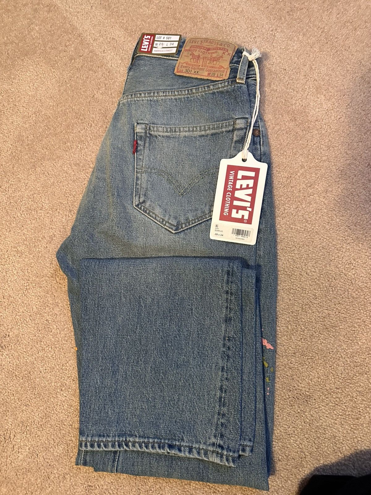 Levi's Levi's LVC 1955 501 Selvedge Jeans Men's 28X34 Size US 28 / EU 44 - 5 Thumbnail
