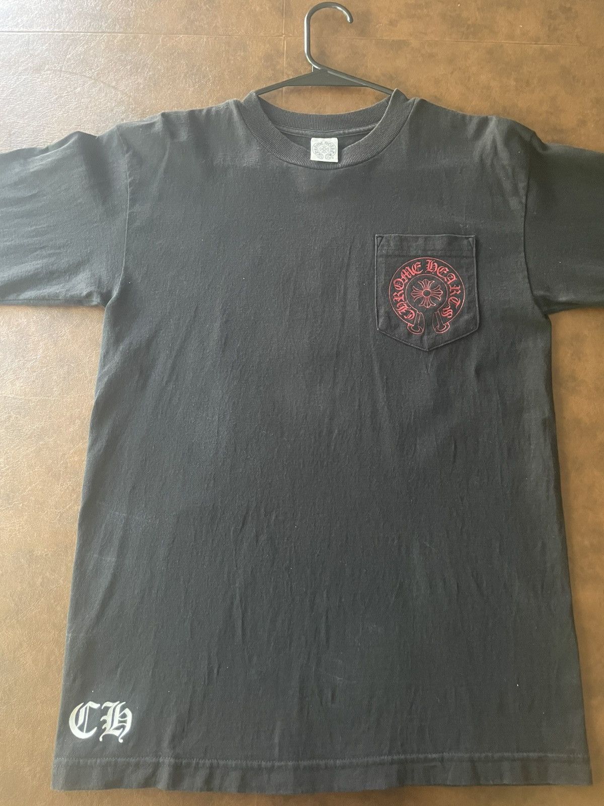 Chrome Hearts Chrome Hearts Red Horseshoe Floral Cross Long Sleeve Size US M / EU 48-50 / 2 - 1 Thumbnail