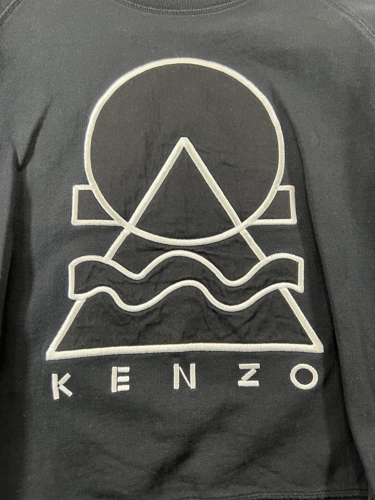 Kenzo Kenzo Black Graphic Sweatshirt Size Small Size S / US 4 / IT 40 - 2 Thumbnail