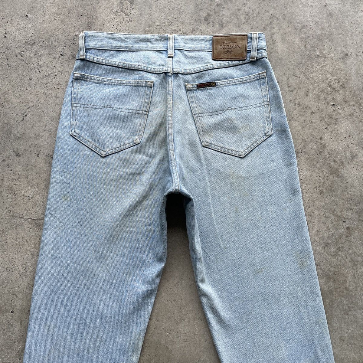 Japanese Brand Vintage Bobson Light wash Jeans Faded Denim Pants W32 Size US 32 / EU 48 - 12 Thumbnail