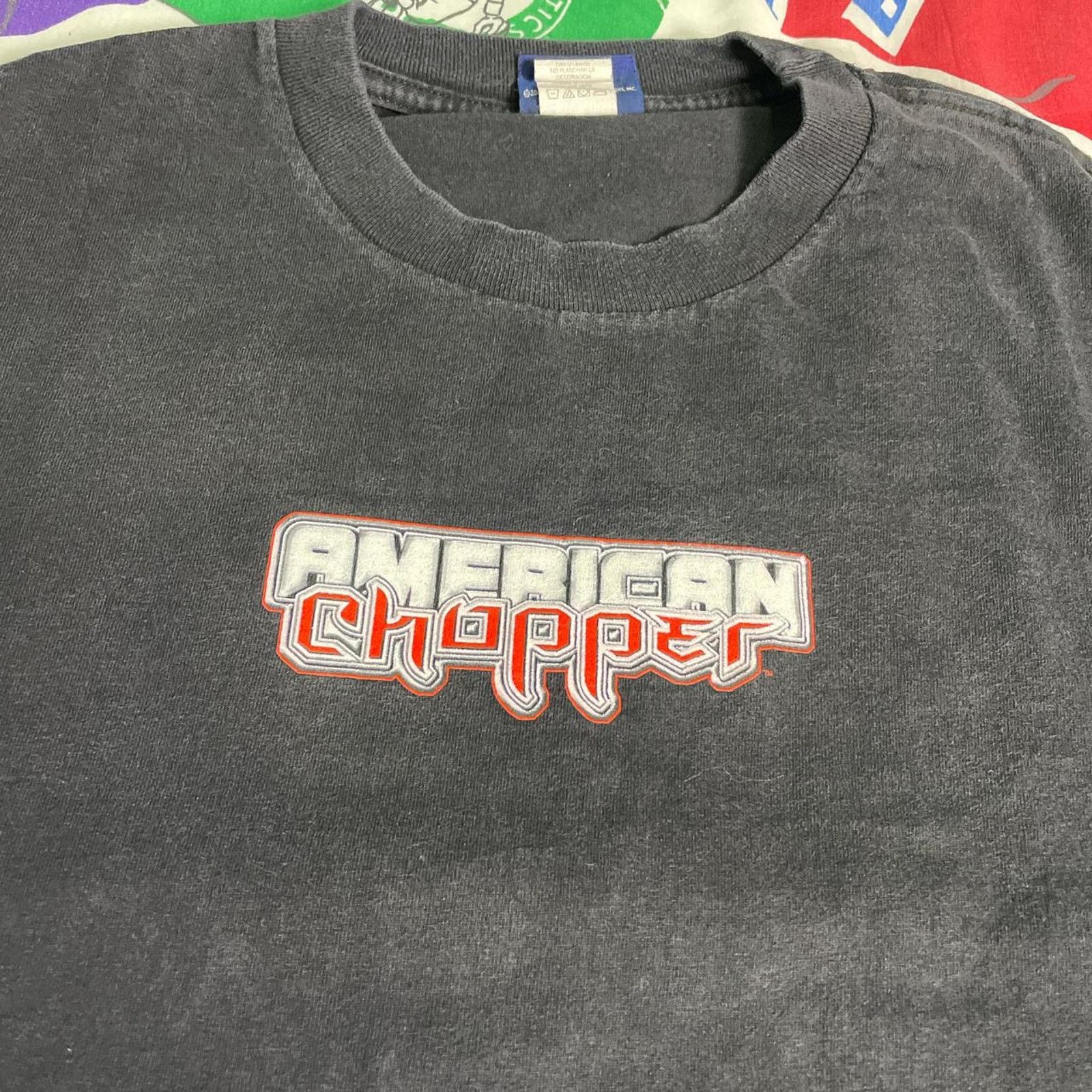 Harley Davidson × Vintage Vintage Y2K 2004 American Chopper Biker Rally Grunge Tee Size US L / EU 52-54 / 3 - 3 Thumbnail