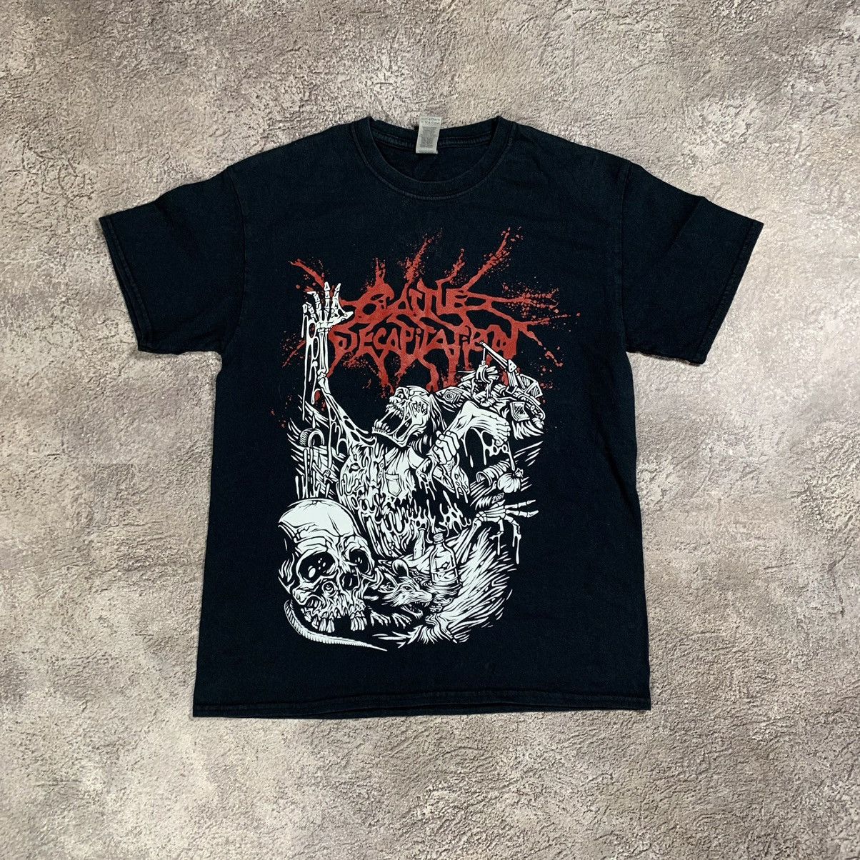 Vintage Vintage Y2K Graphic Tee Skulls Horror Punk Streetwear Boxy M Size US M / EU 48-50 / 2 - 1 Thumbnail