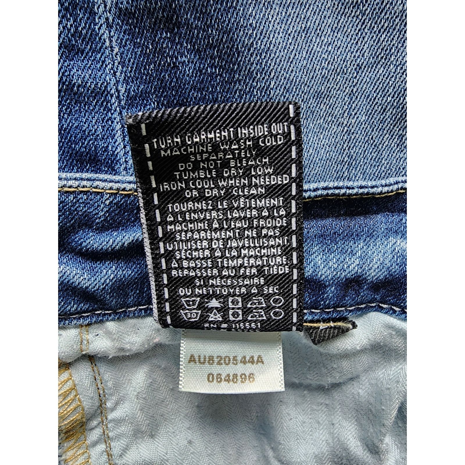 7 For All Mankind 7 for all mankind Patchwork Print Jeans Womens 27 U.S.A. Size 27" / US 4 / IT 40 - 4 Thumbnail