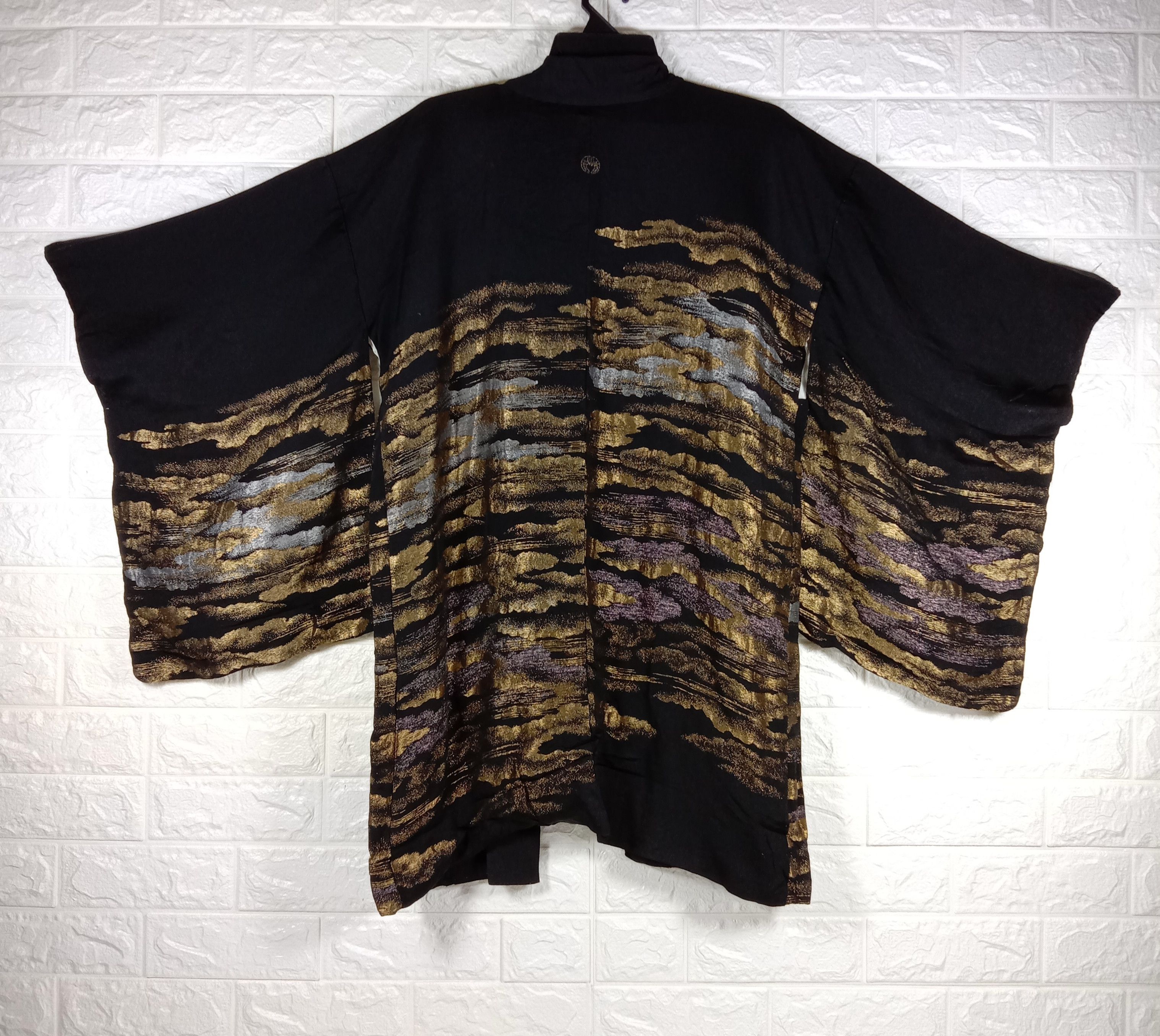 Japanese Brand Vintage Kimono Noragi Haori Hanten Art Cardigan Size US XL / EU 56 / 4 - 5 Thumbnail