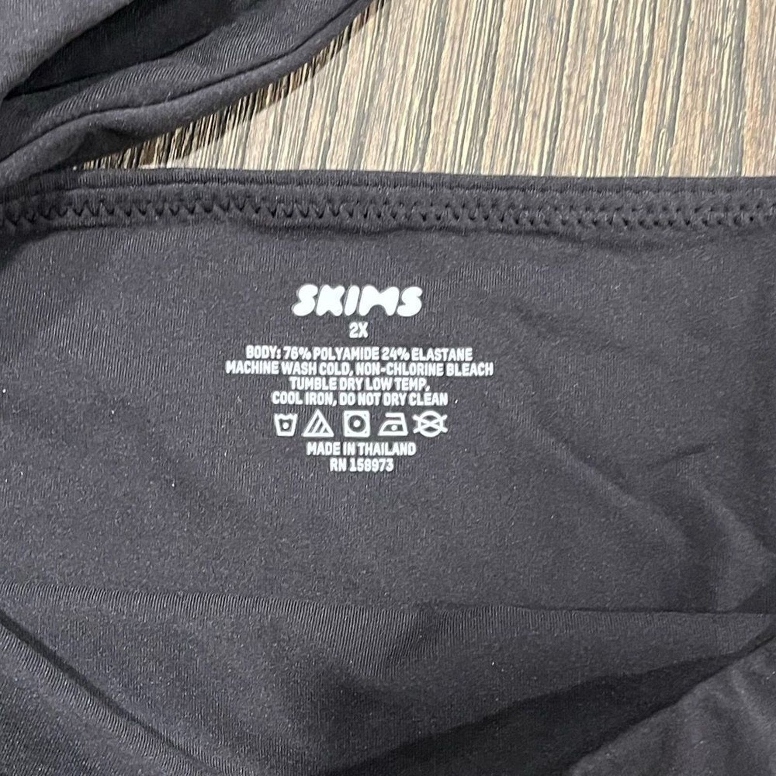 SKIMS NWT Skims Fits Everybody Cut Super Cropped Top Crew Neck 2X Size XXL / US 16-18 / IT 52-54 - 3 Thumbnail