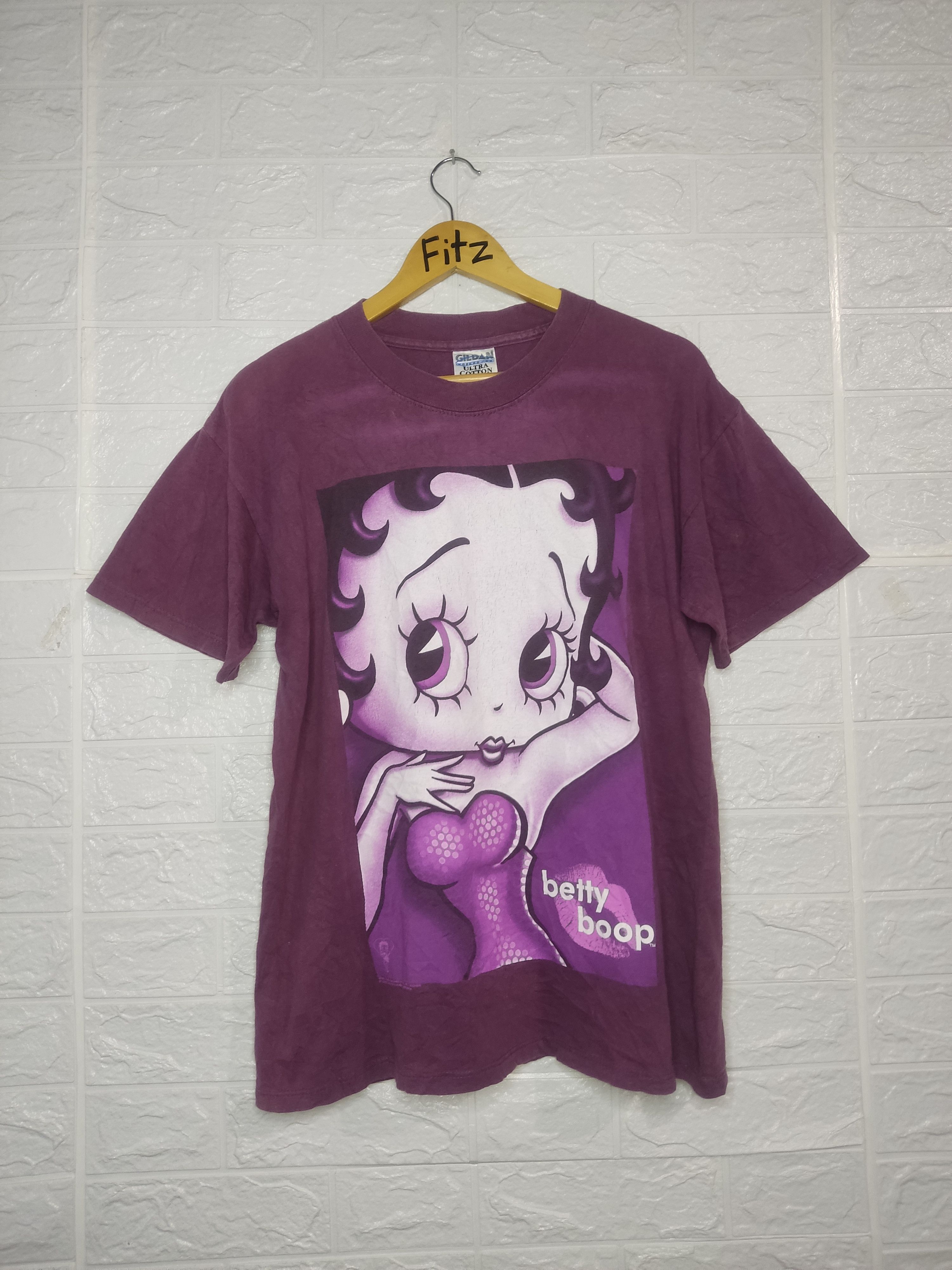 Gildan × Vintage Vintage Betty Boop 1997 Shirt Size US M / EU 48-50 / 2 - 1 Thumbnail