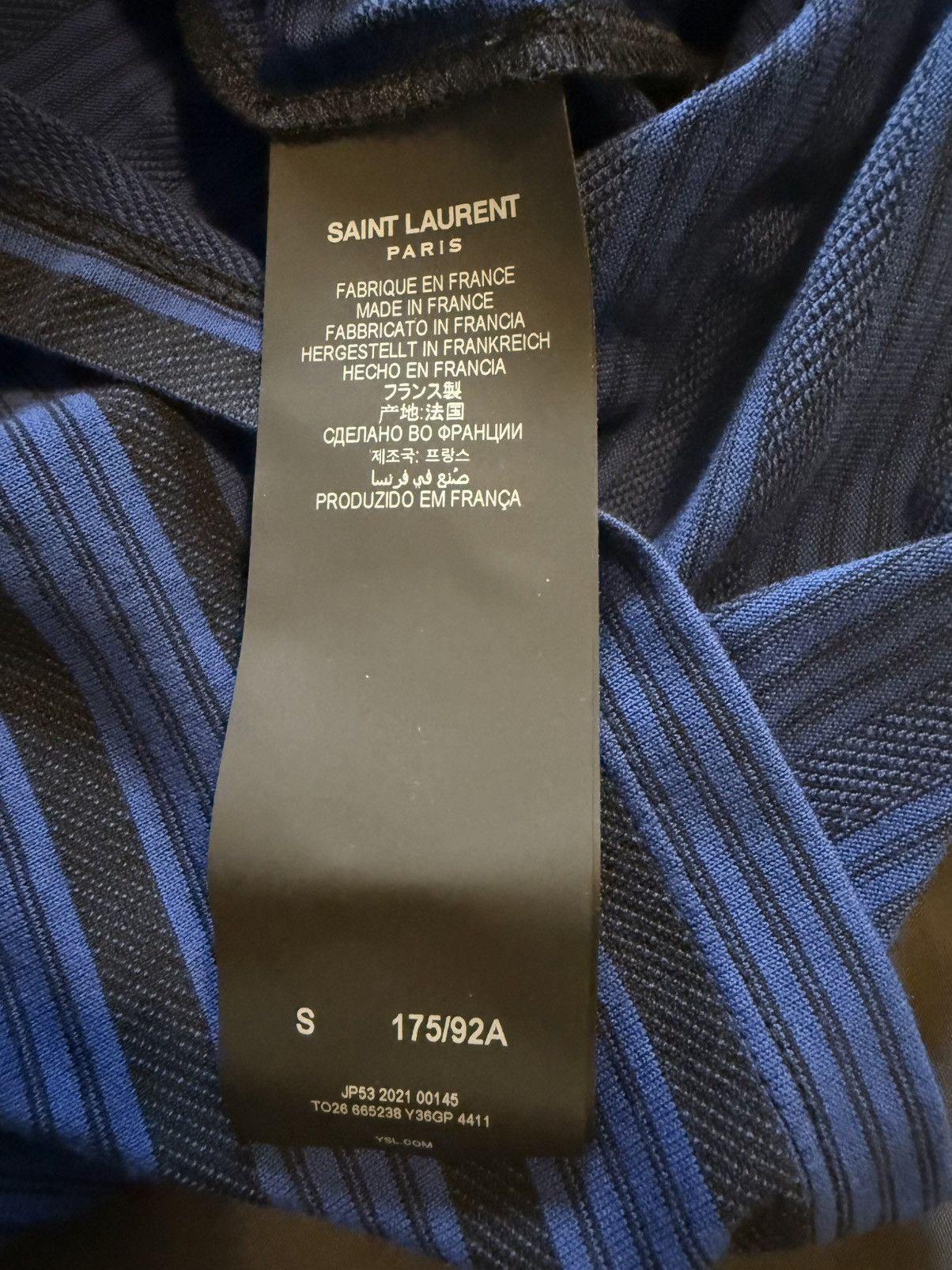 Saint Laurent Paris Saint Laurent T-Shirt Size US S / EU 44-46 / 1 - 11 Thumbnail